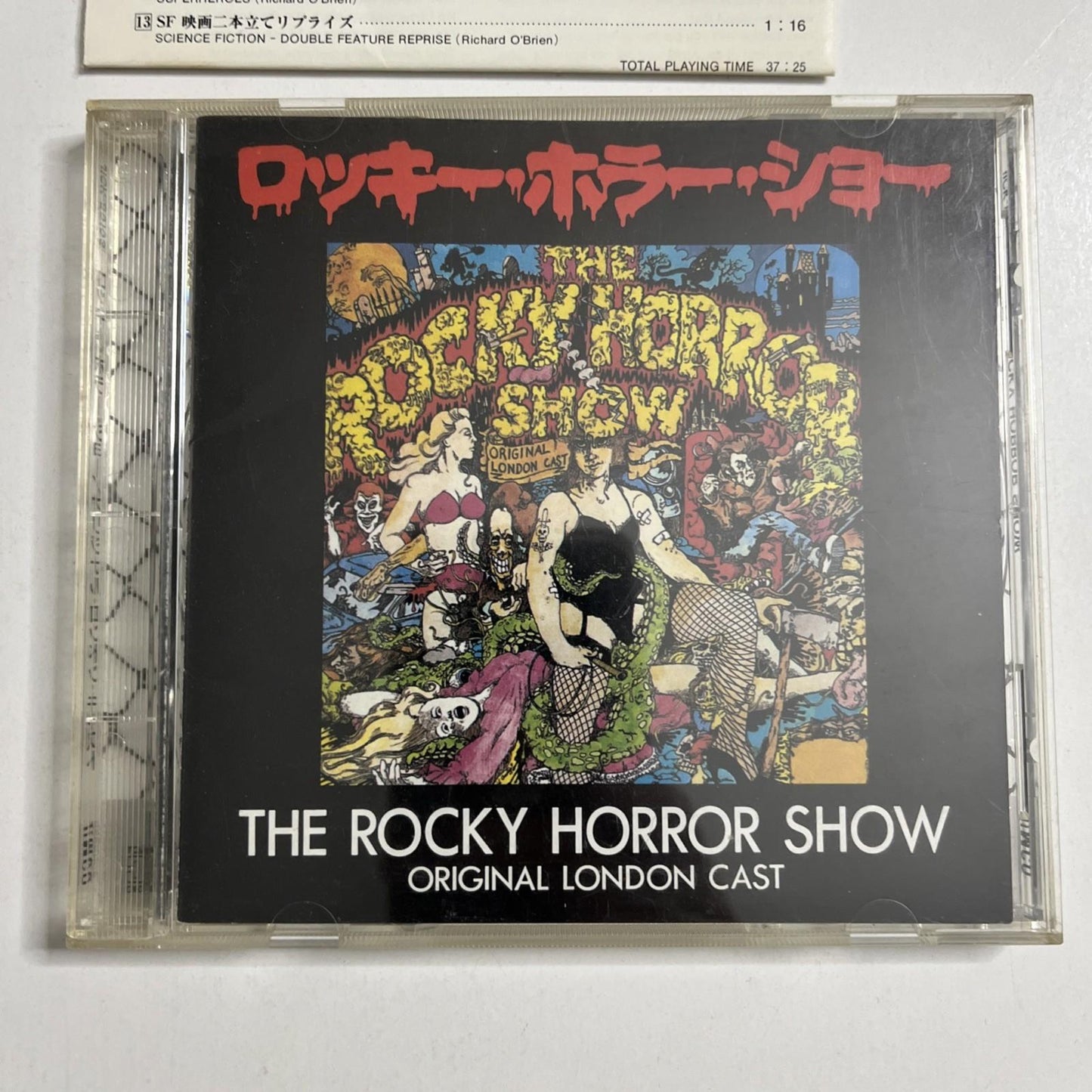 Original London Cast – The Rocky Horror Show (CD, 1992) Japan Obi JICK-89103