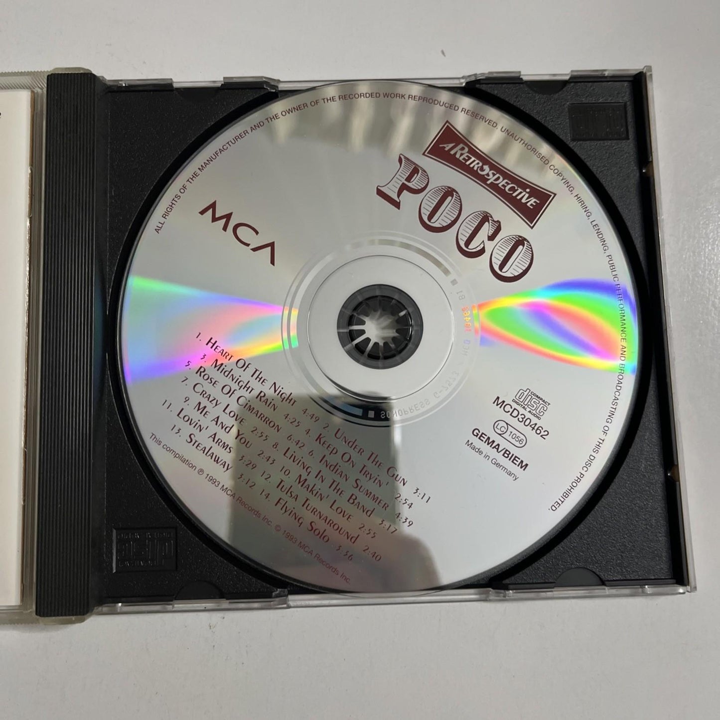 Poco – A Retrospective (CD, 1993) Germany MCD30462