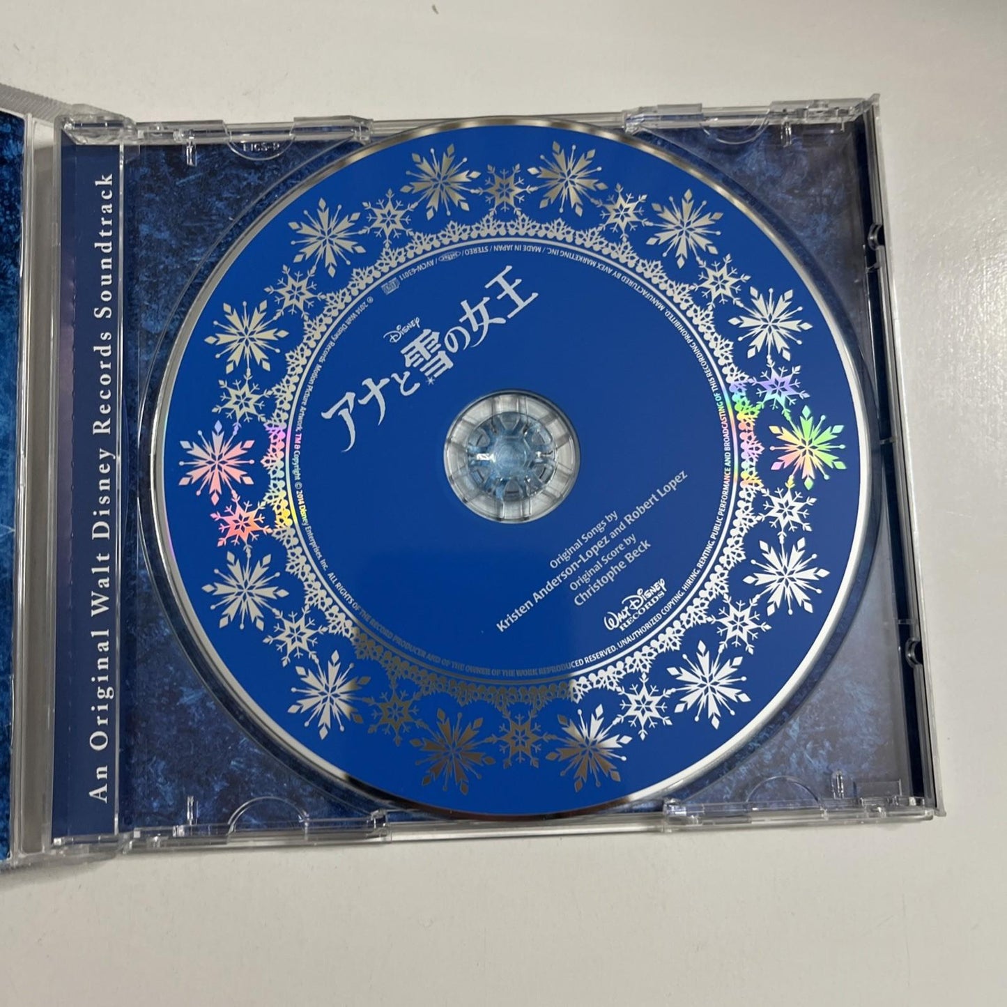 Frozen Original Walt Disney Records Soundtrack (CD, 2014) Japan Obi AVCW-63011