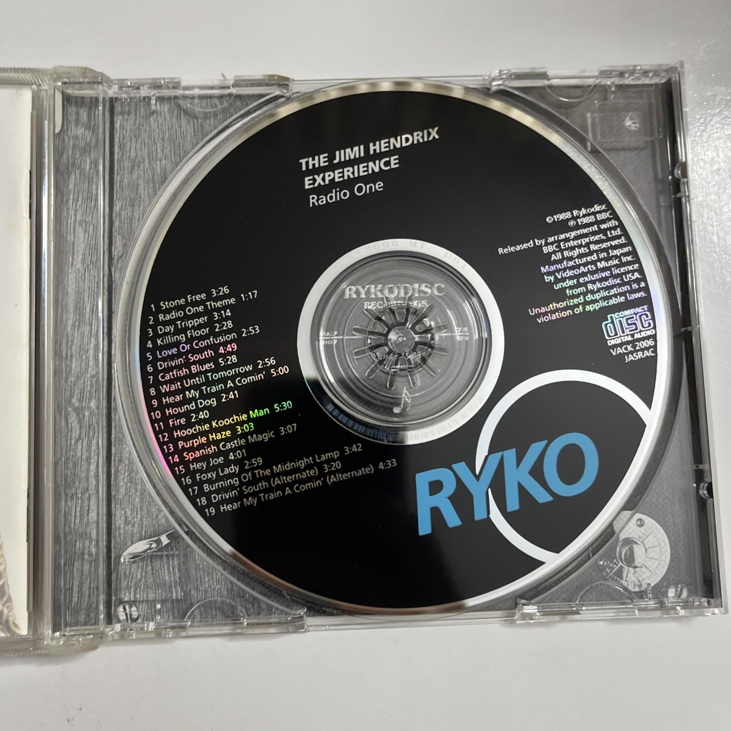 The Jimi Hendrix Experience – Radio One (CD, 1994) Japan Obi VACK 2006