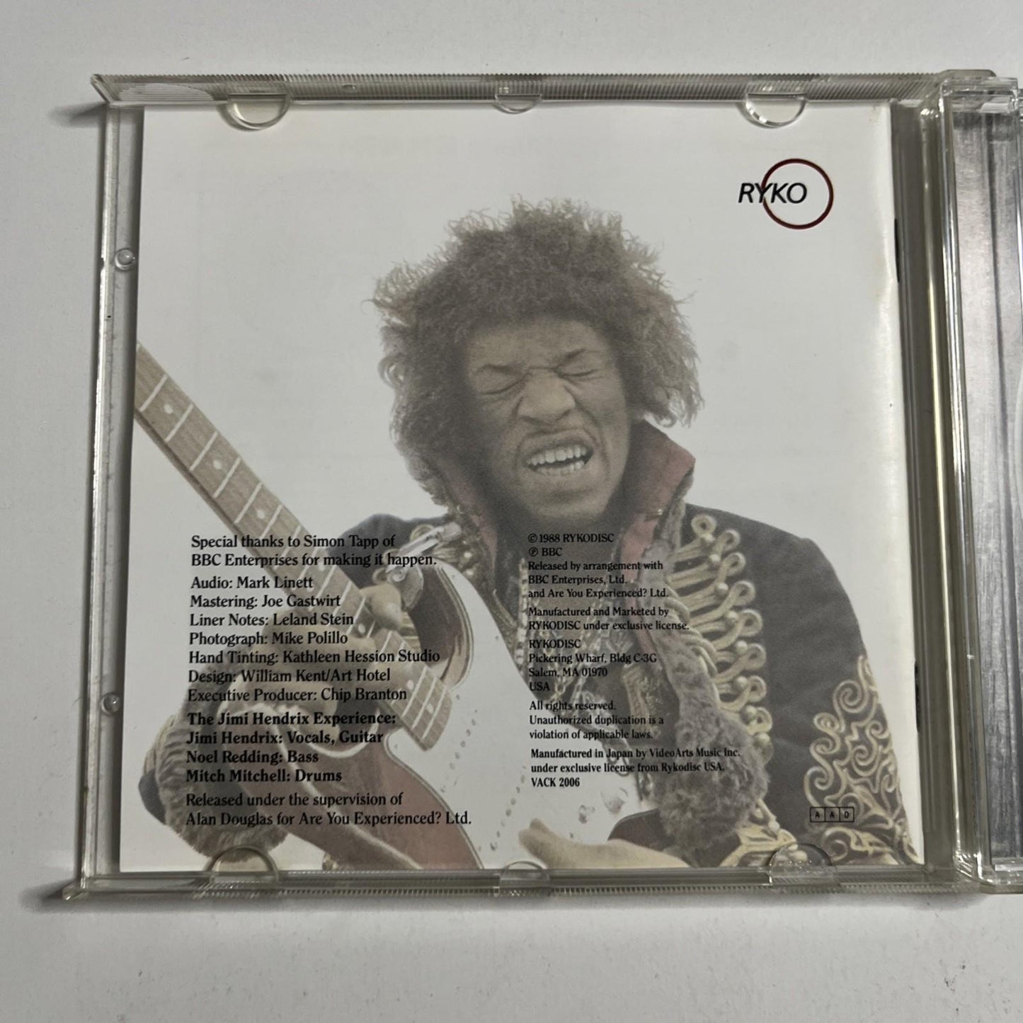 The Jimi Hendrix Experience – Radio One (CD, 1994) Japan Obi VACK 2006