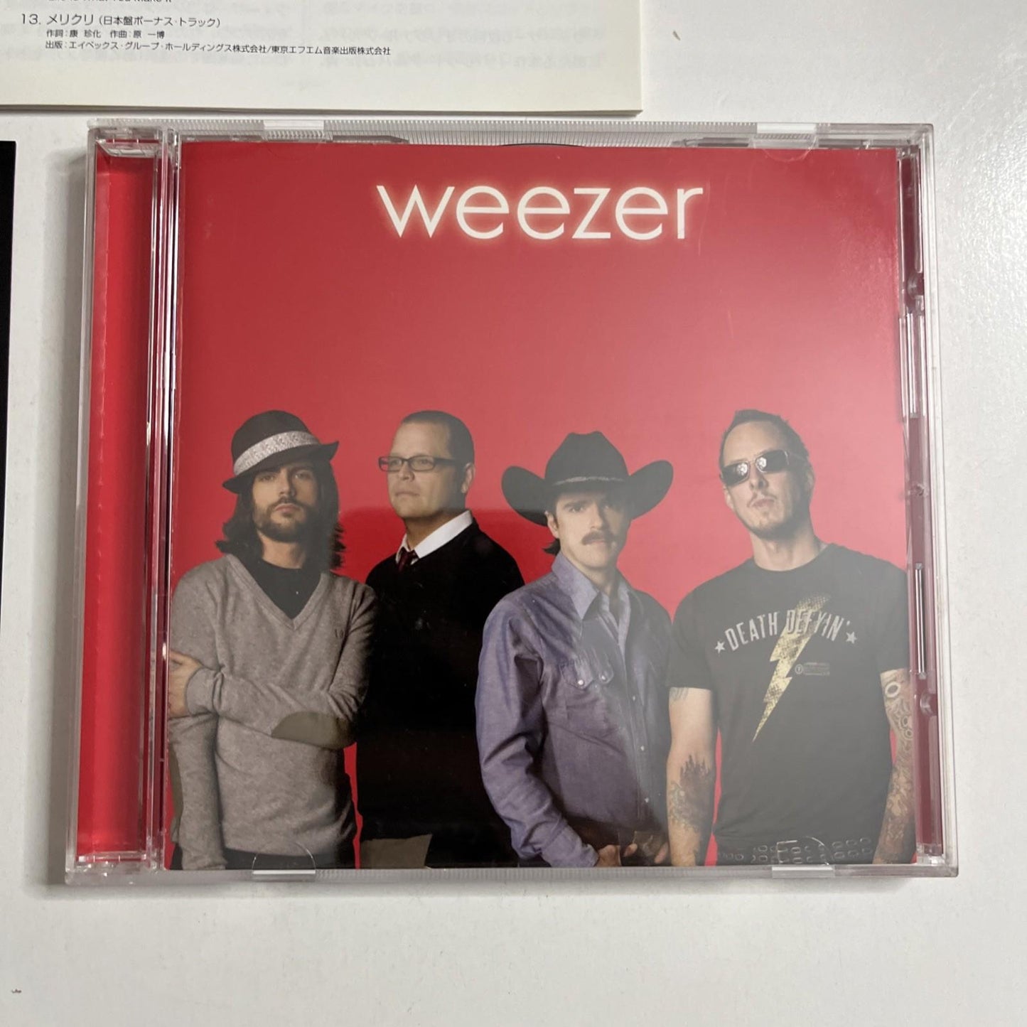 Weezer – Weezer Red Album (CD, 2008) Japan Obi First Edition UICF-1102