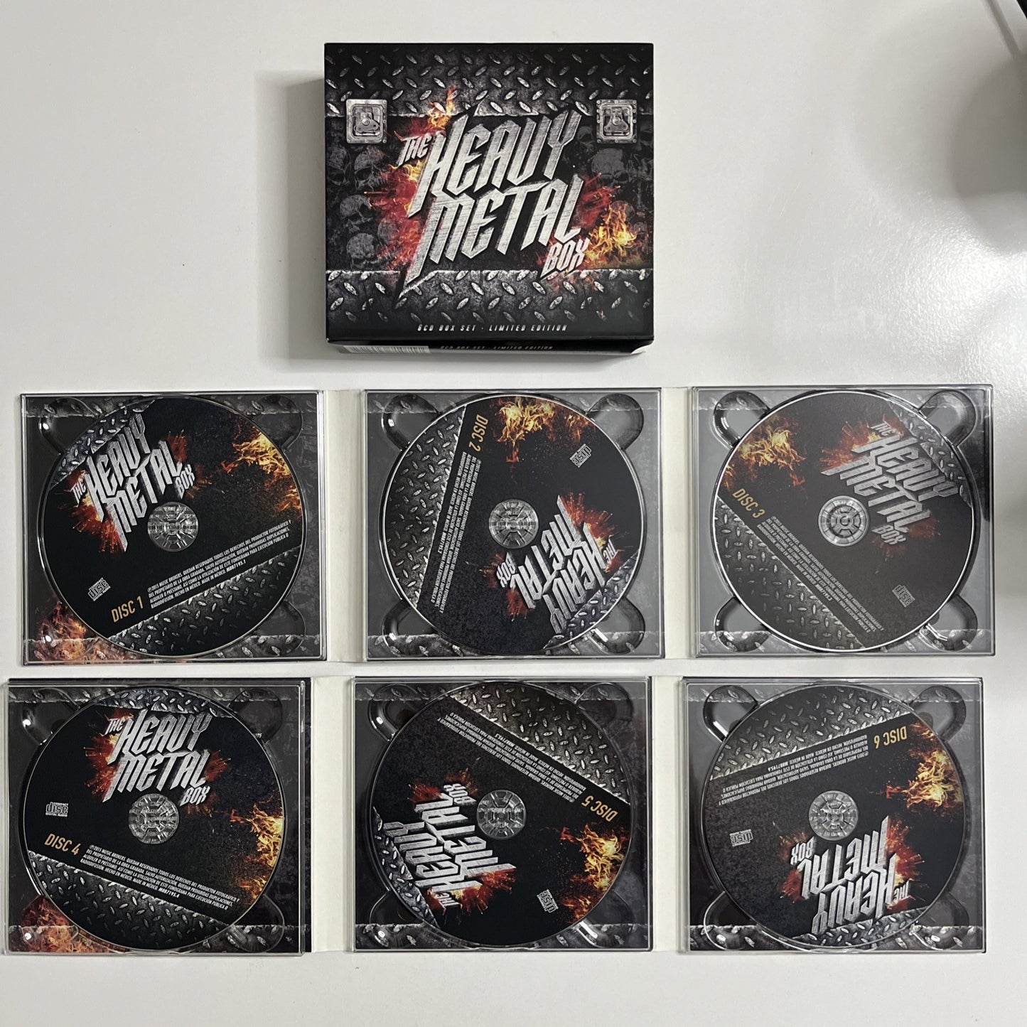 Various – The Heavy Metal Box (CD, 2015) Mexico Limited Edition 6-Discs MBB7195