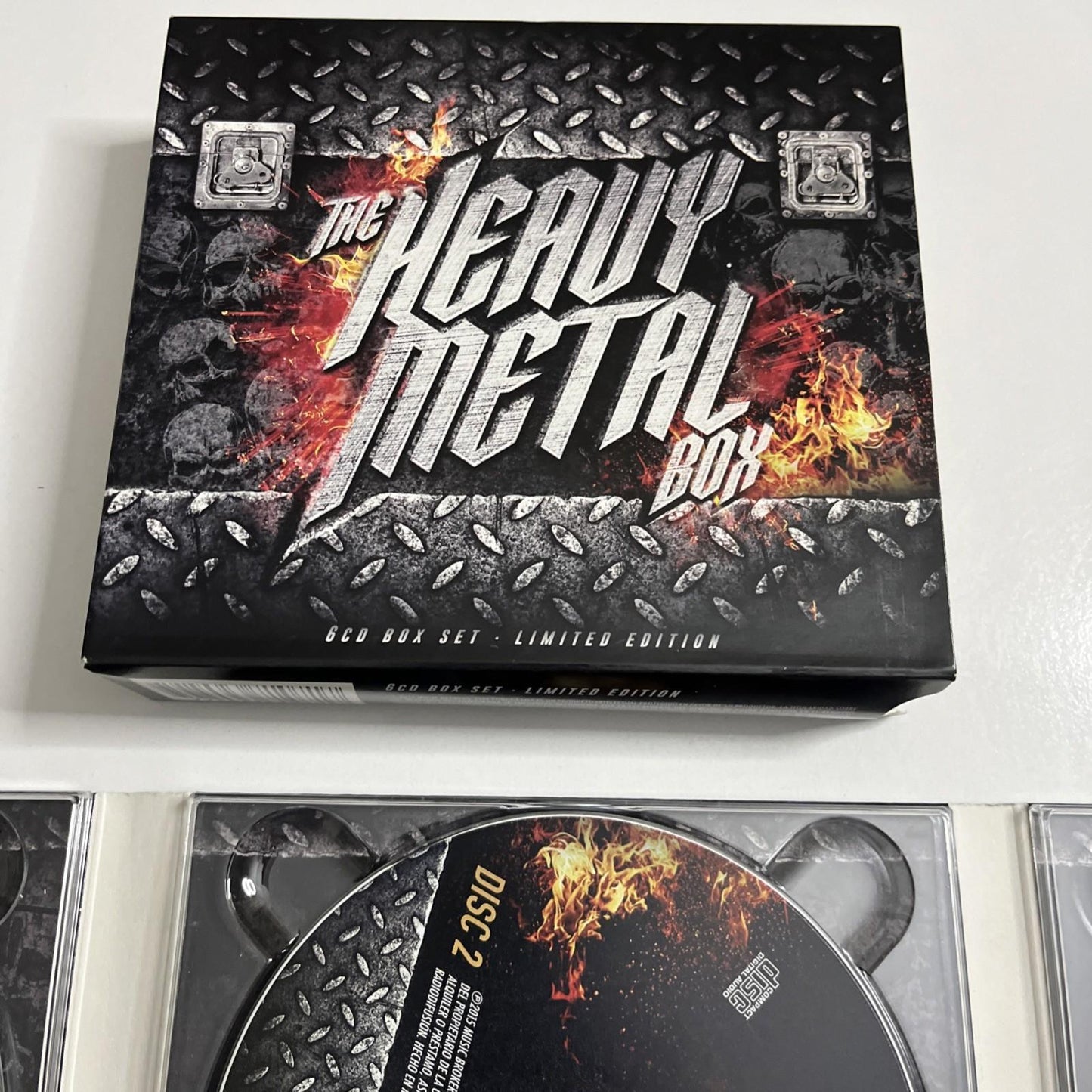 Various – The Heavy Metal Box (CD, 2015) Mexico Limited Edition 6-Discs MBB7195