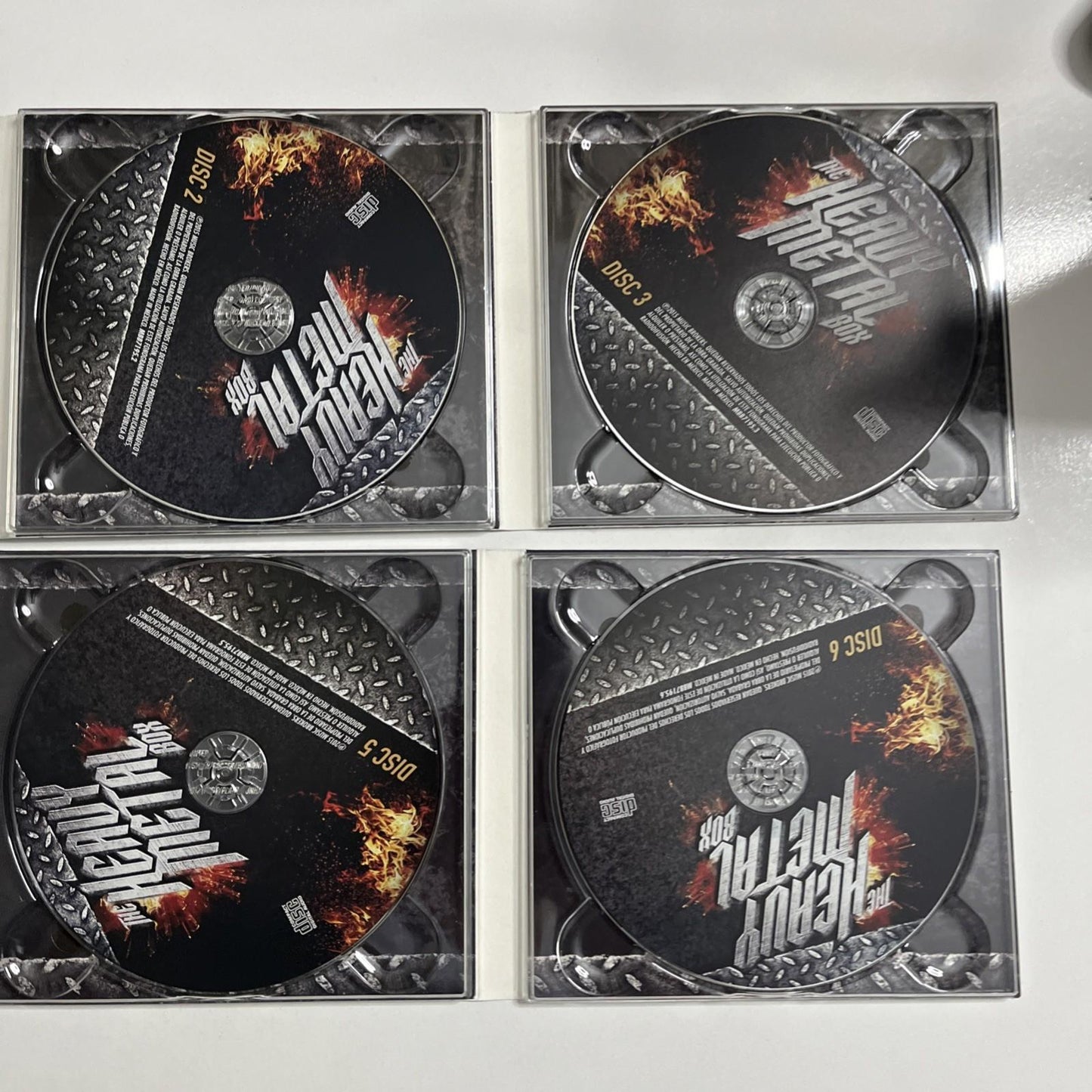 Various – The Heavy Metal Box (CD, 2015) Mexico Limited Edition 6-Discs MBB7195