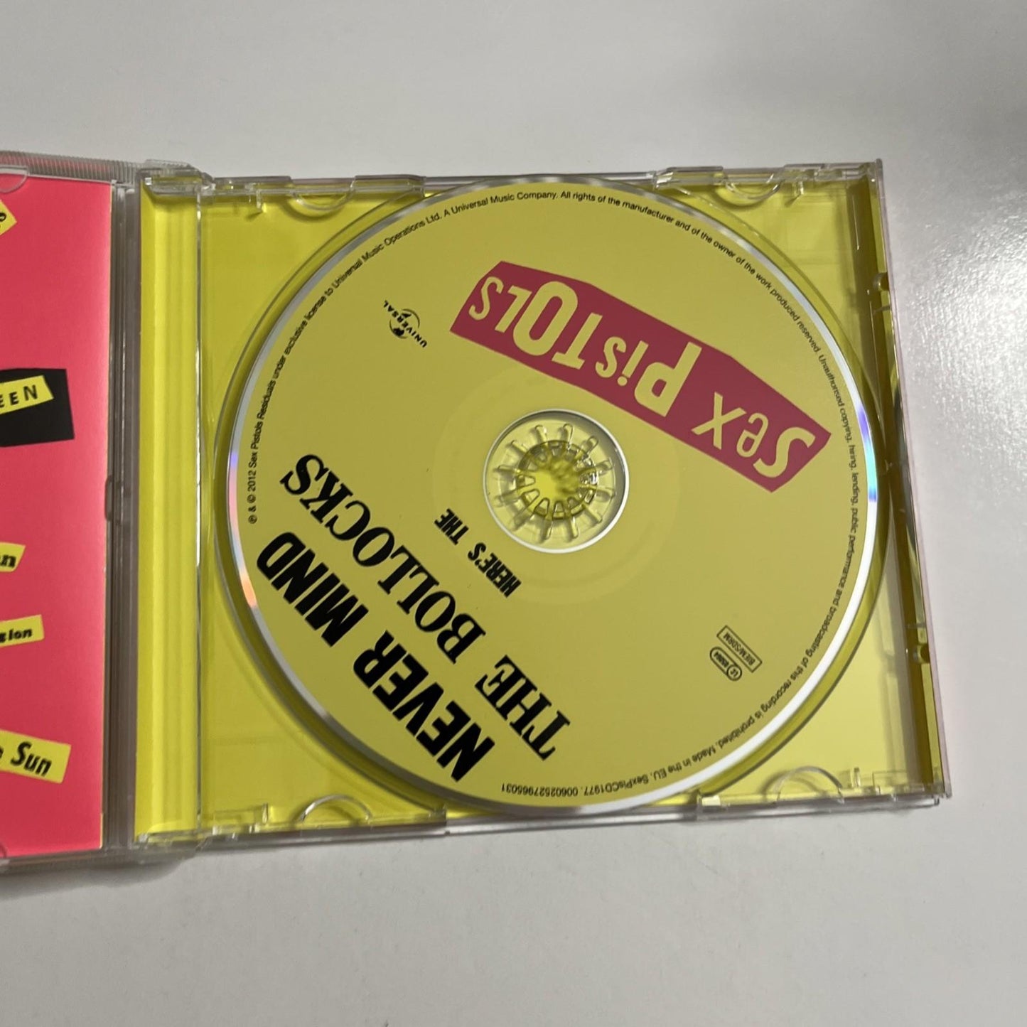Sex Pistols – Never Mind The Bollocks Here's The Sex Pistols (CD, 2012) Europe