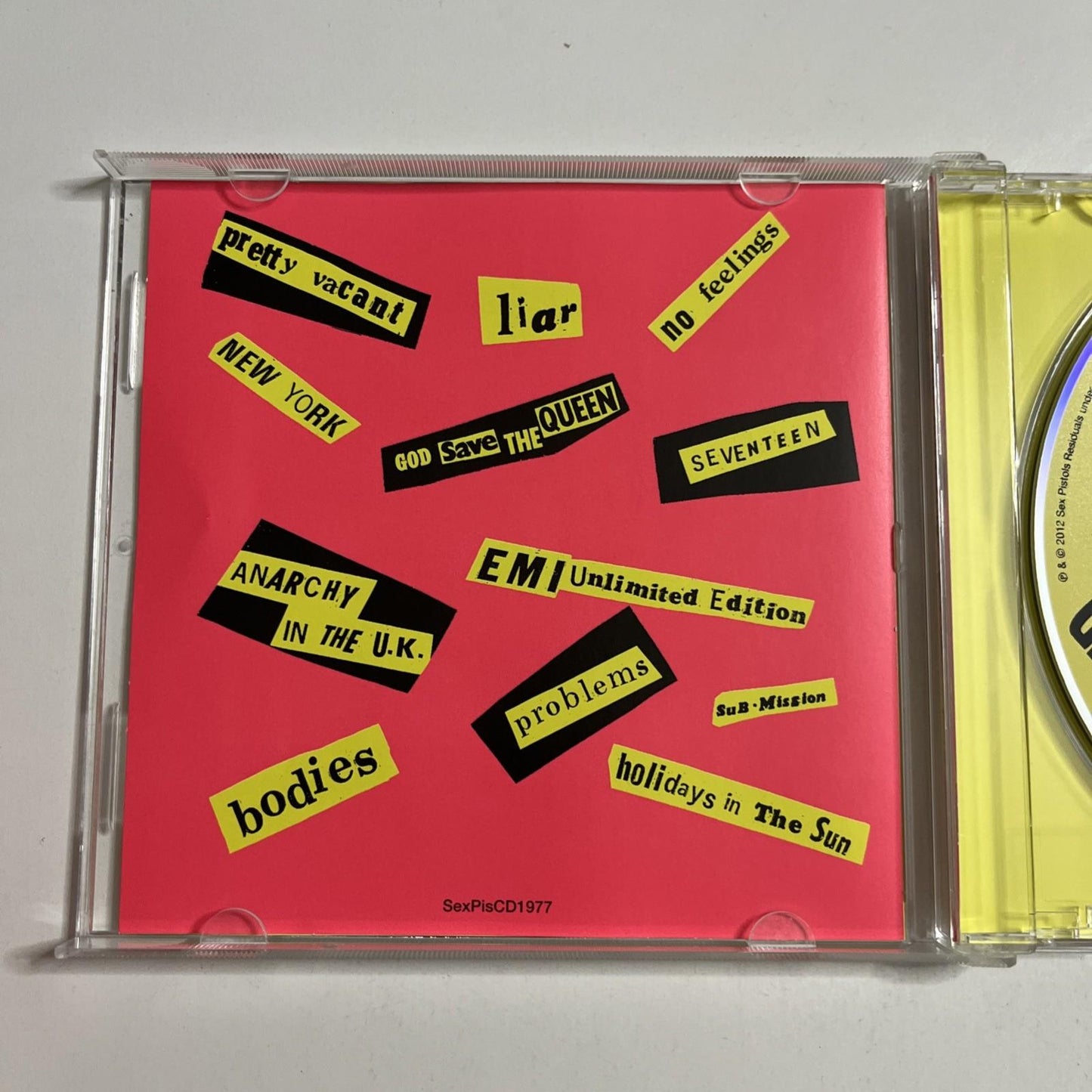 Sex Pistols – Never Mind The Bollocks Here's The Sex Pistols (CD, 2012) Europe