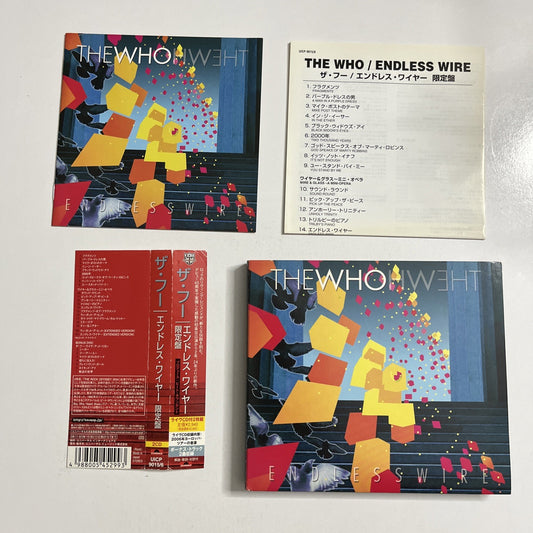 The Who – Endless Wire (CD, 2006) Japan Obi 2-Discs Limited Edition UICP-9015/6