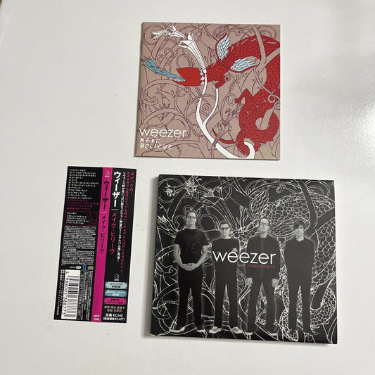 Weezer – Make Believe (CD, 2005) Japan Digipak Obi Enhanced CD +bonus Tracks