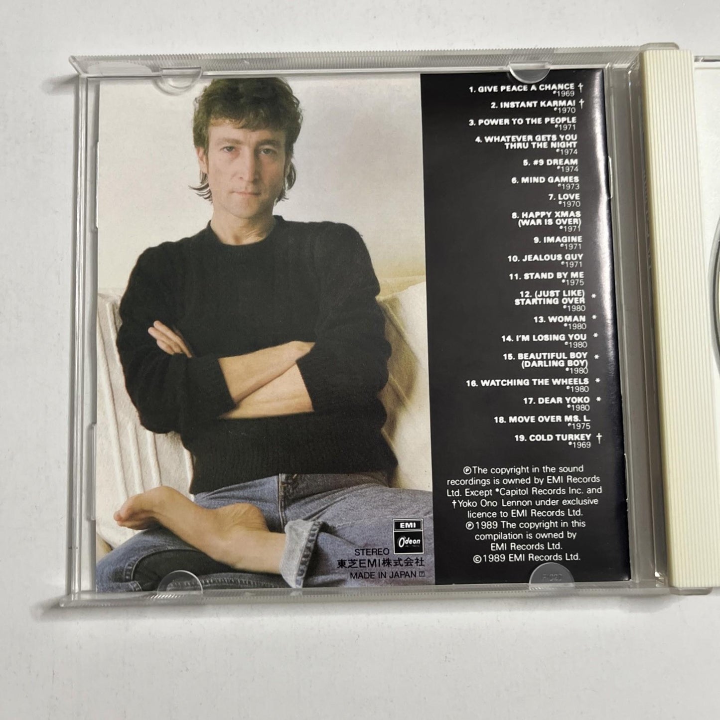 John Lennon – The John Lennon Collection (CD, 1989) Japan Obi TOCP-5923
