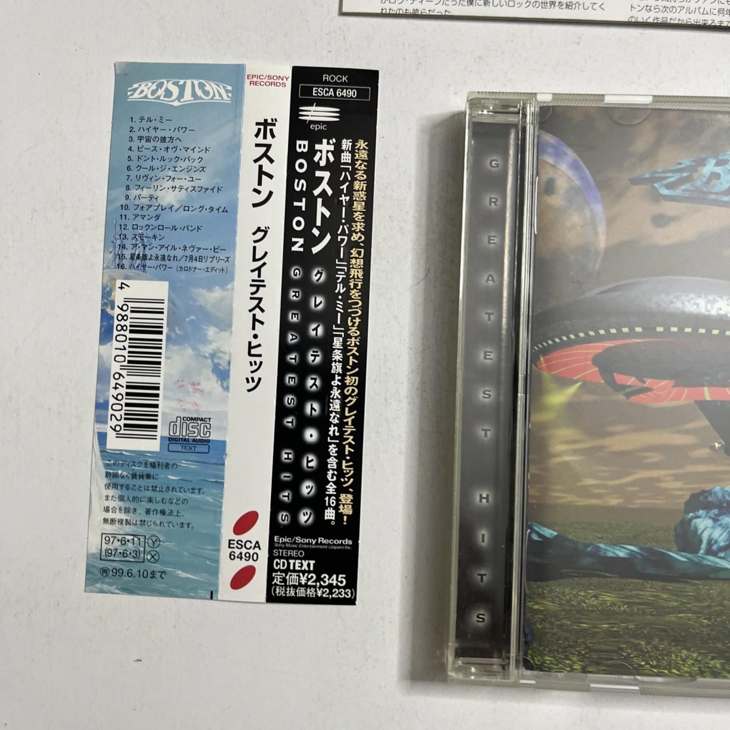 Boston – Greatest Hits (CD, 1997) Japan Obi Enhanced ESCA 6490