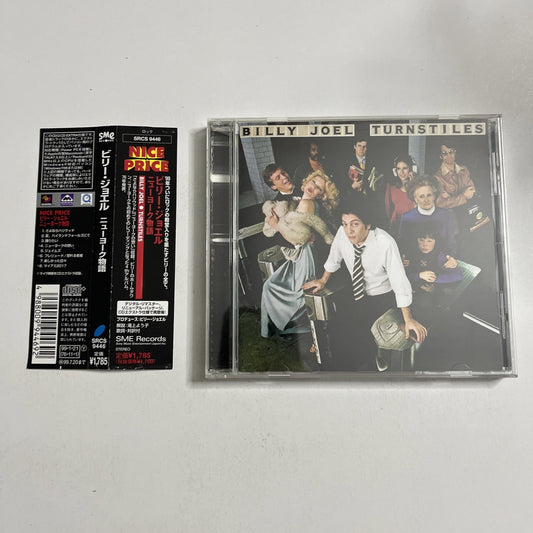 Billy Joel – Turnstiles (CD, 1999) Japan Obi Enhanced SRCS 9446