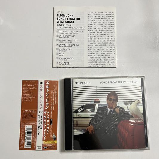 Elton John – Songs From The West Coast (CD, 2001) Japan Obi UICR-1015