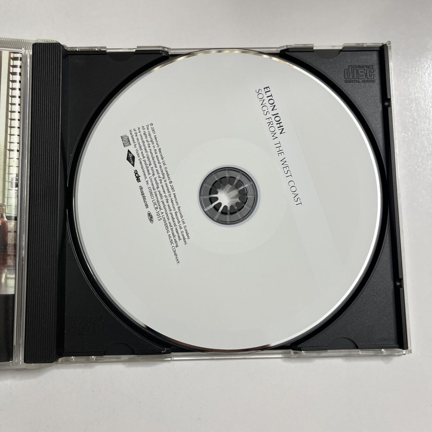 Elton John – Songs From The West Coast (CD, 2001) Japan Obi UICR-1015