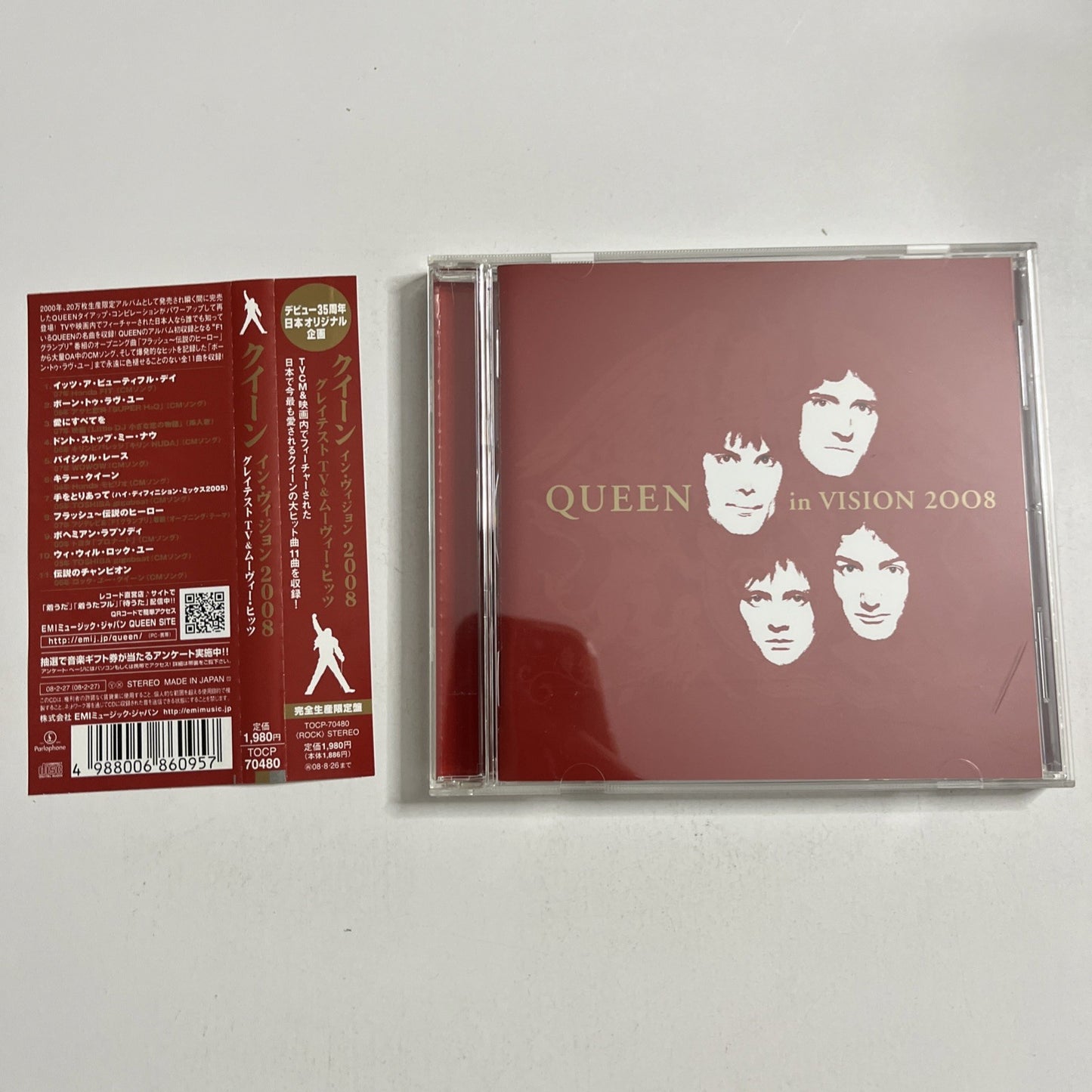 Queen – Queen In Vision 2008 (CD, 2008) Japan Obi TOCP-70480