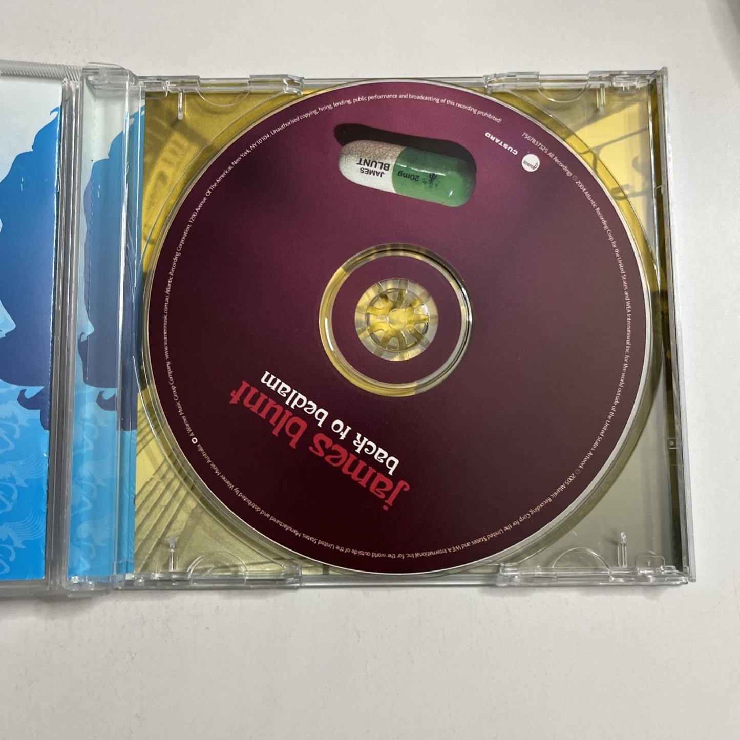 James Blunt – Back To Bedlam (CD, 2005) Australia 7567837525