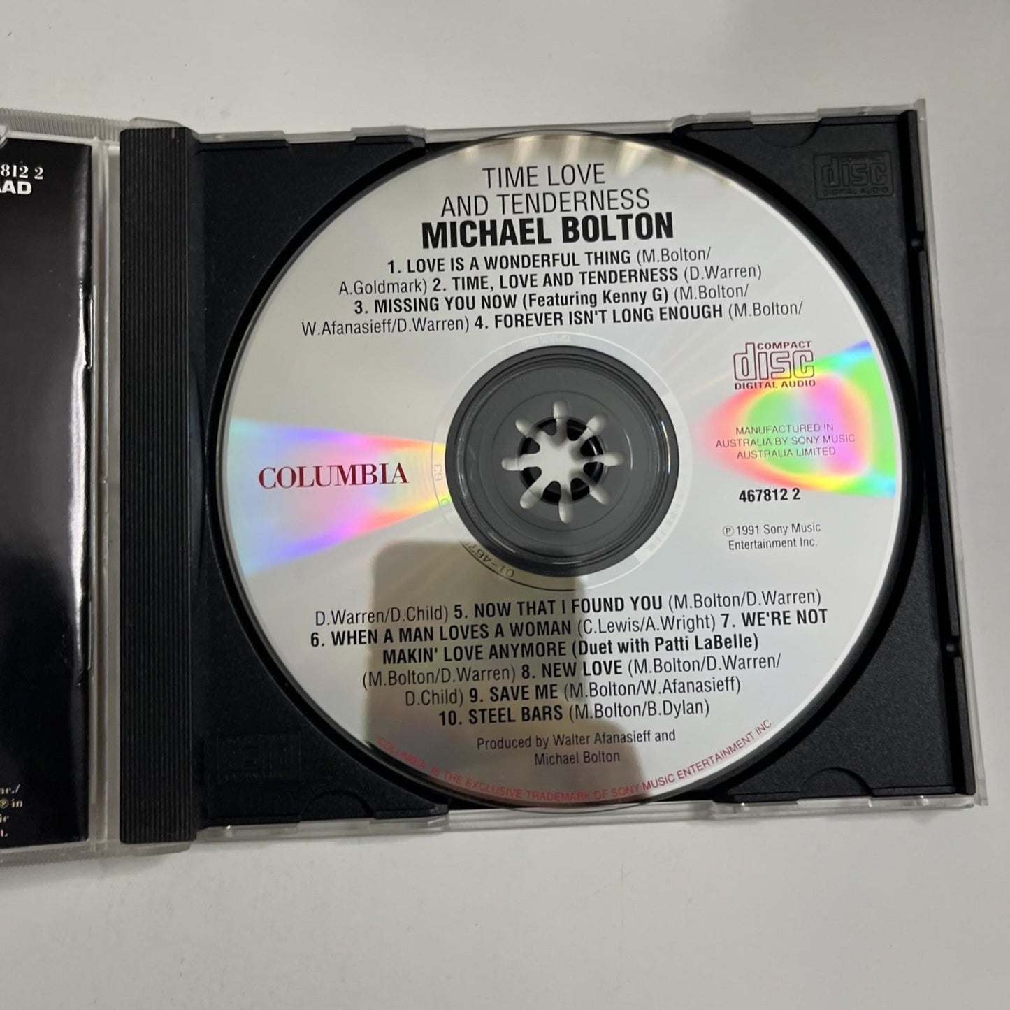 Michael Bolton – Time, Love & Tenderness (CD, 1991) Australia 467812 2
