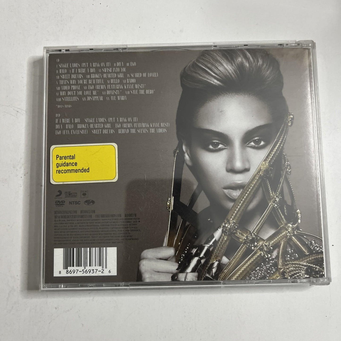 Beyoncé – I Am... Sasha Fierce (CD + DVD, 2009) Australia 2-Disc 88697 56937 2