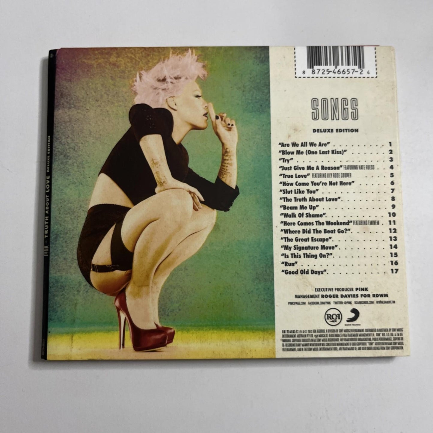 P!nk – The Truth About Love (CD, 2012) Australia Digipak Deluxe Edition