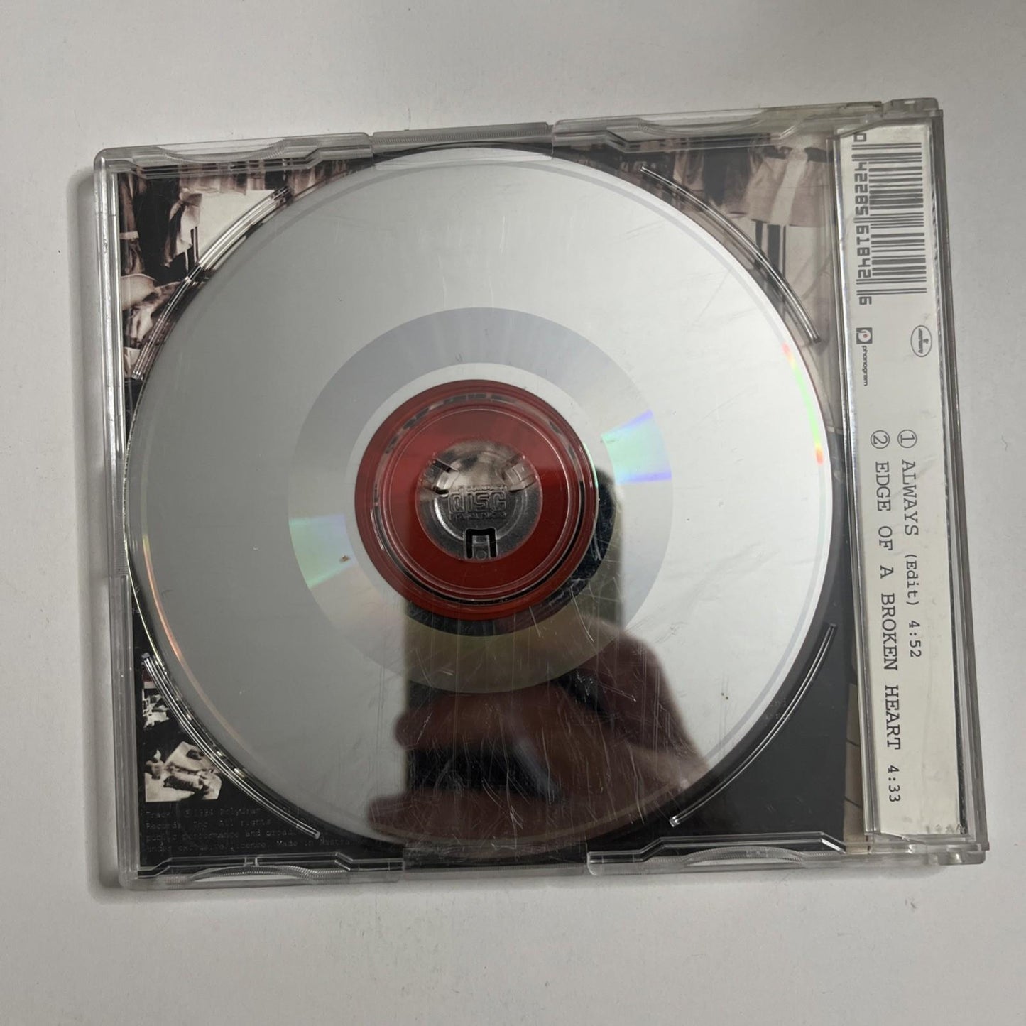 Bon Jovi – Always (CD, 1994) Australasia Single  856 184-2