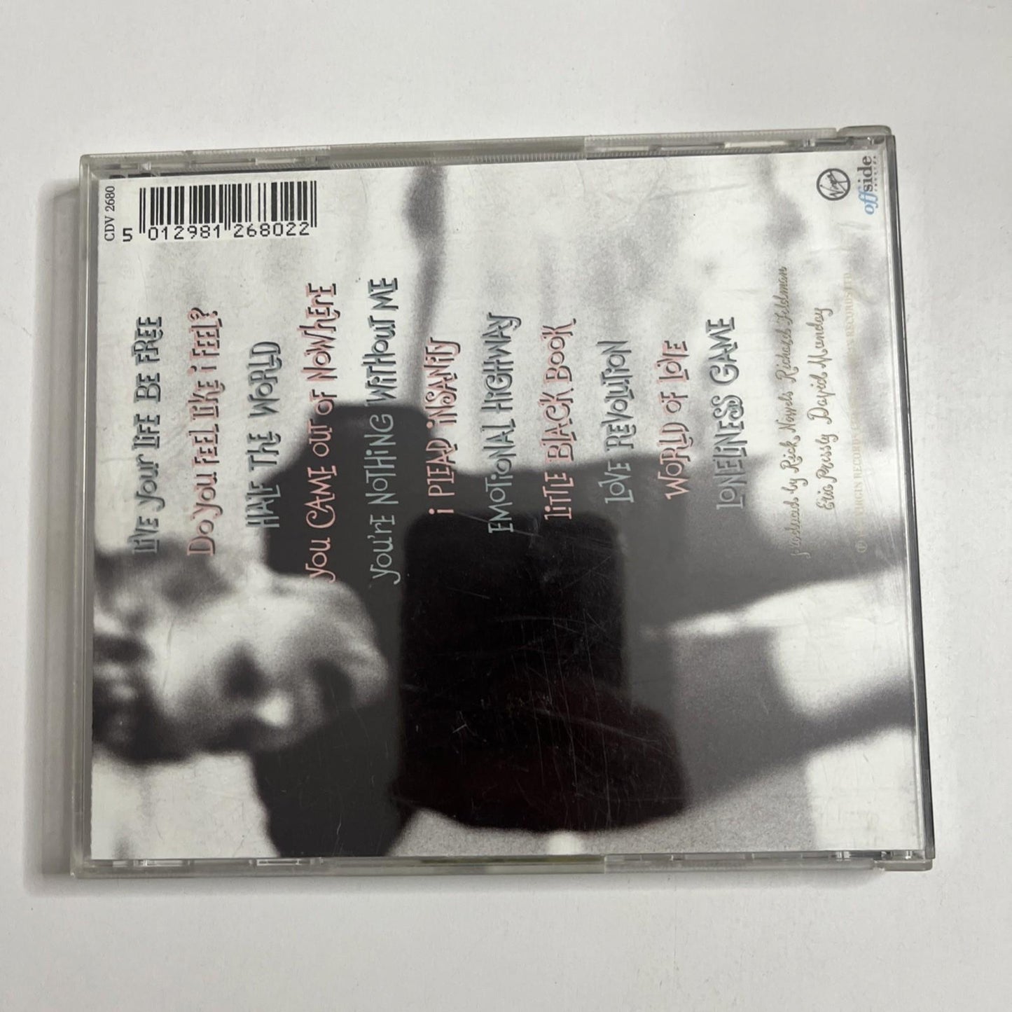 Belinda Carlisle – Live Your Life Be Free (CD, 1991) Australia CDV 2680