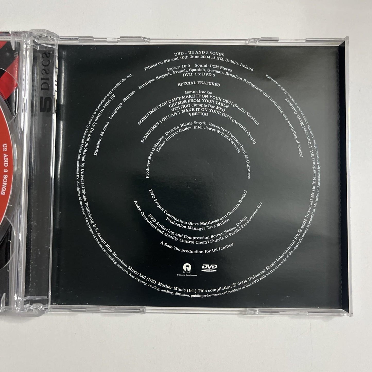 U2 – How To Dismantle An Atomic Bomb (CD + DVD, 2004) 2-Disc 986 818-1