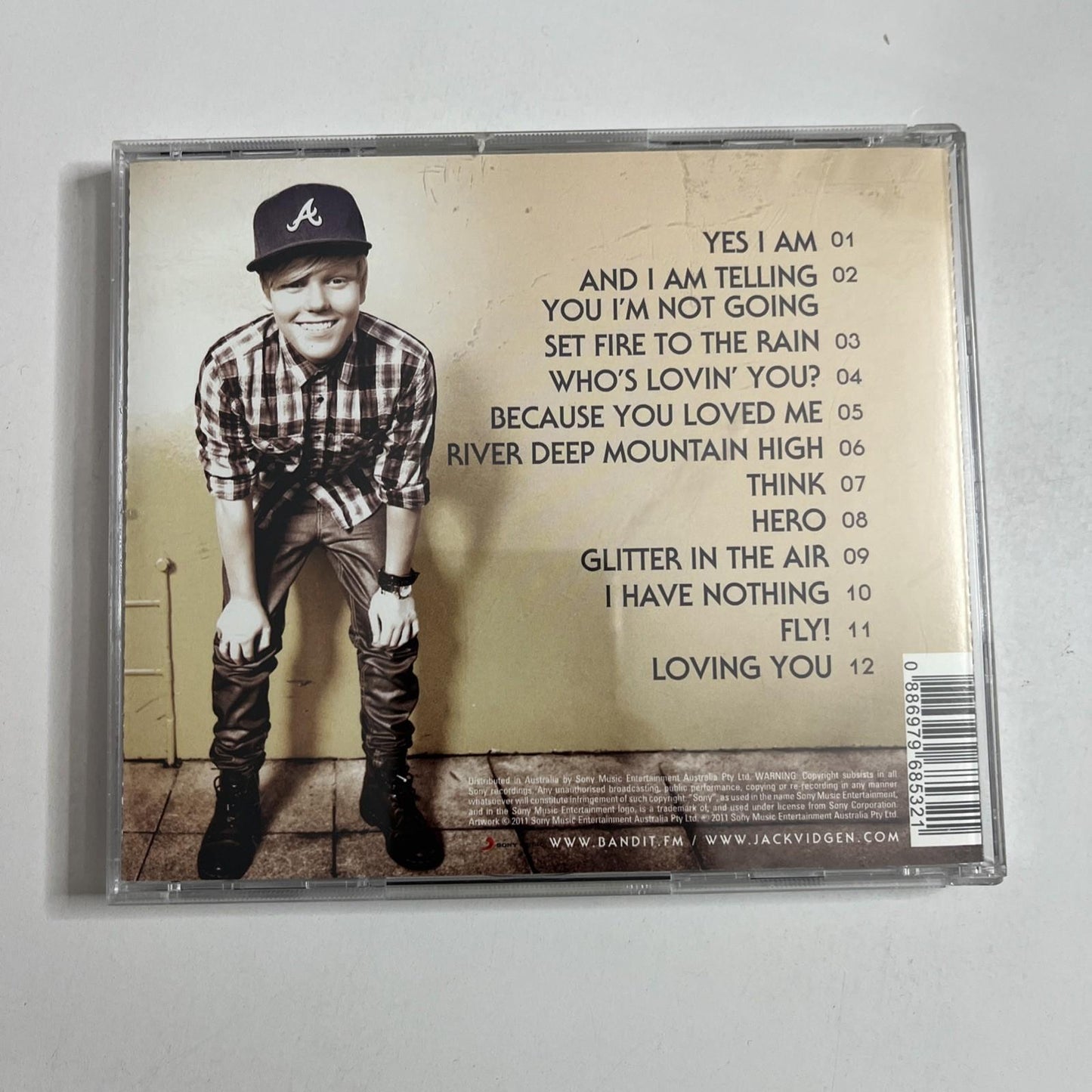 Jack Vidgen – Yes I Am (CD, 2011) Australia 88697968532