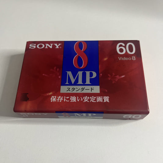 Sony Video8 60 Min 8MP Video Cassette P6-60MP3 Made In Japan NEW Sealed