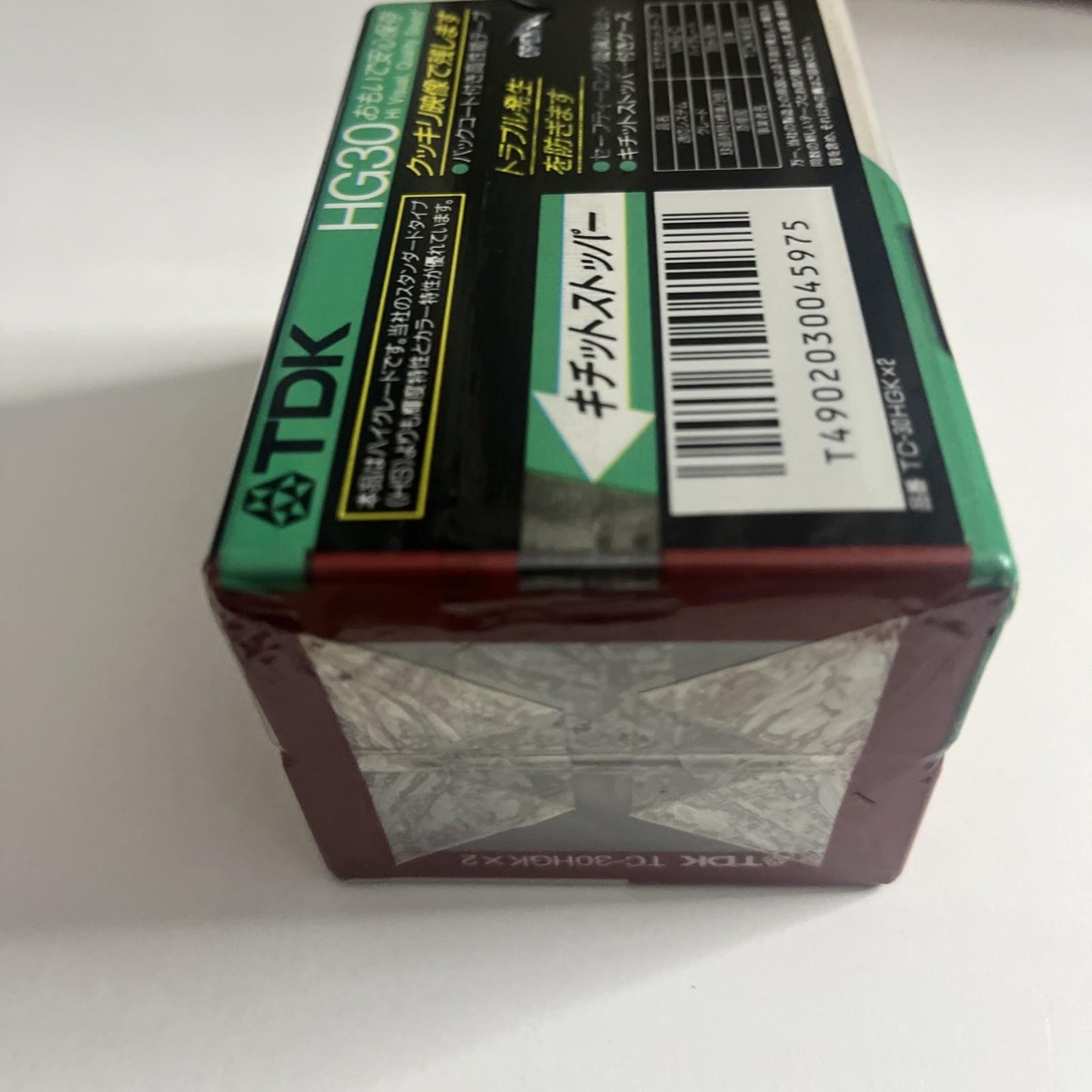 TDK VHS-C HG30 2-Pack 30min Cassette Tape Made In Japan TC-30HGKX2  NEW Sealed