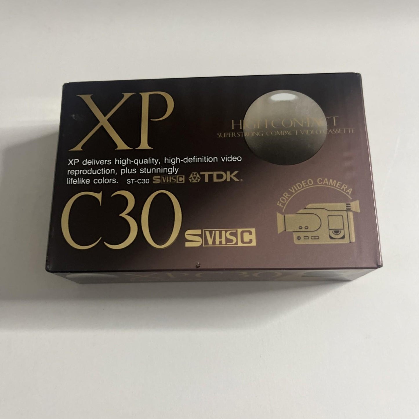 TDK XP C30 S-VHS-C Video Cassette Tape 30min ST-C30 Made In Japan NEW