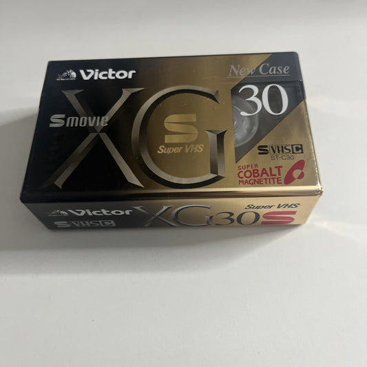 Victor S-VHS-C 30 Min Video Cassette Tape ST-C30 Made In JAPAN NEW Sealed