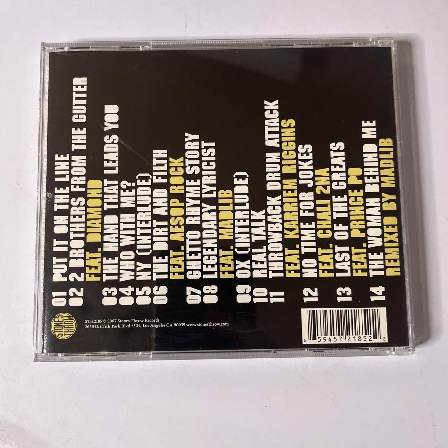 Percee P – Perseverance: The Remix (CD, 2008) US STH2185