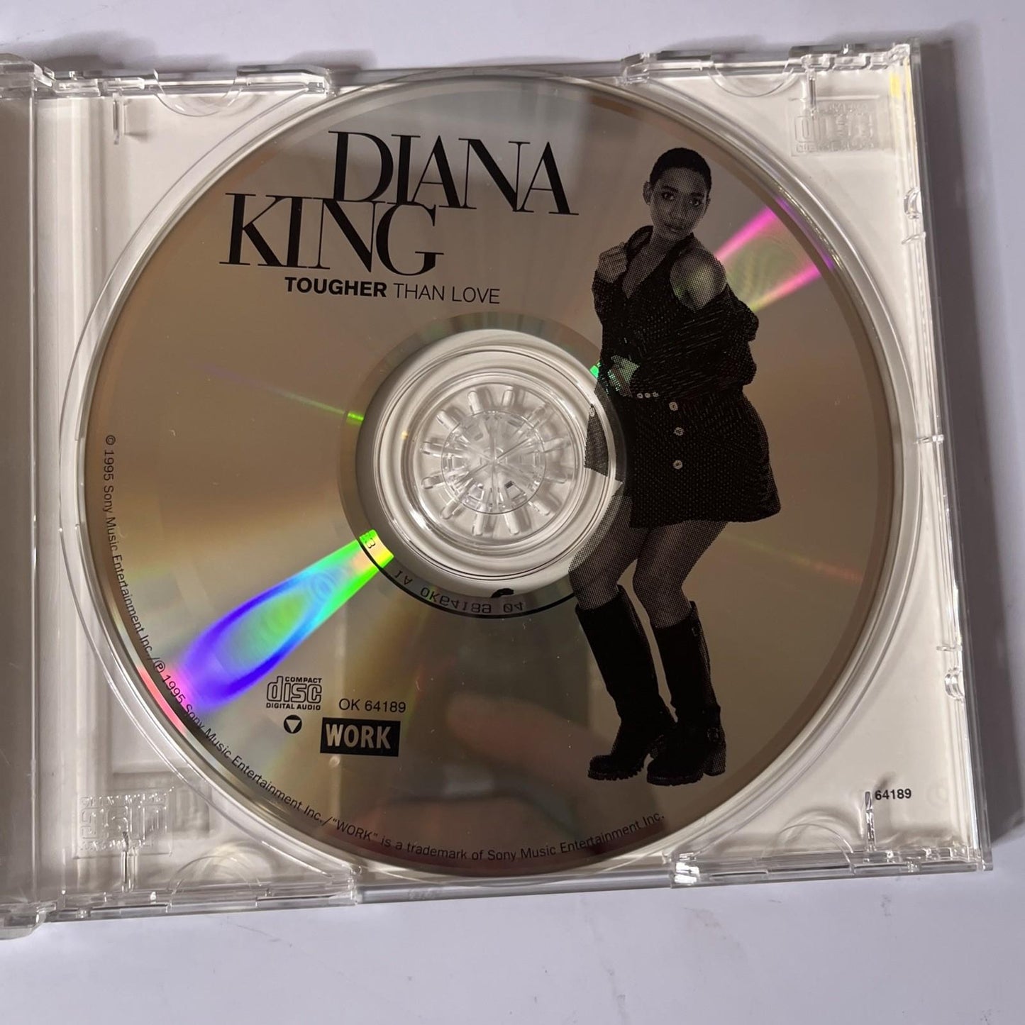 Diana King – Tougher Than Love (CD, 1995) US Signed Copy OK 64189
