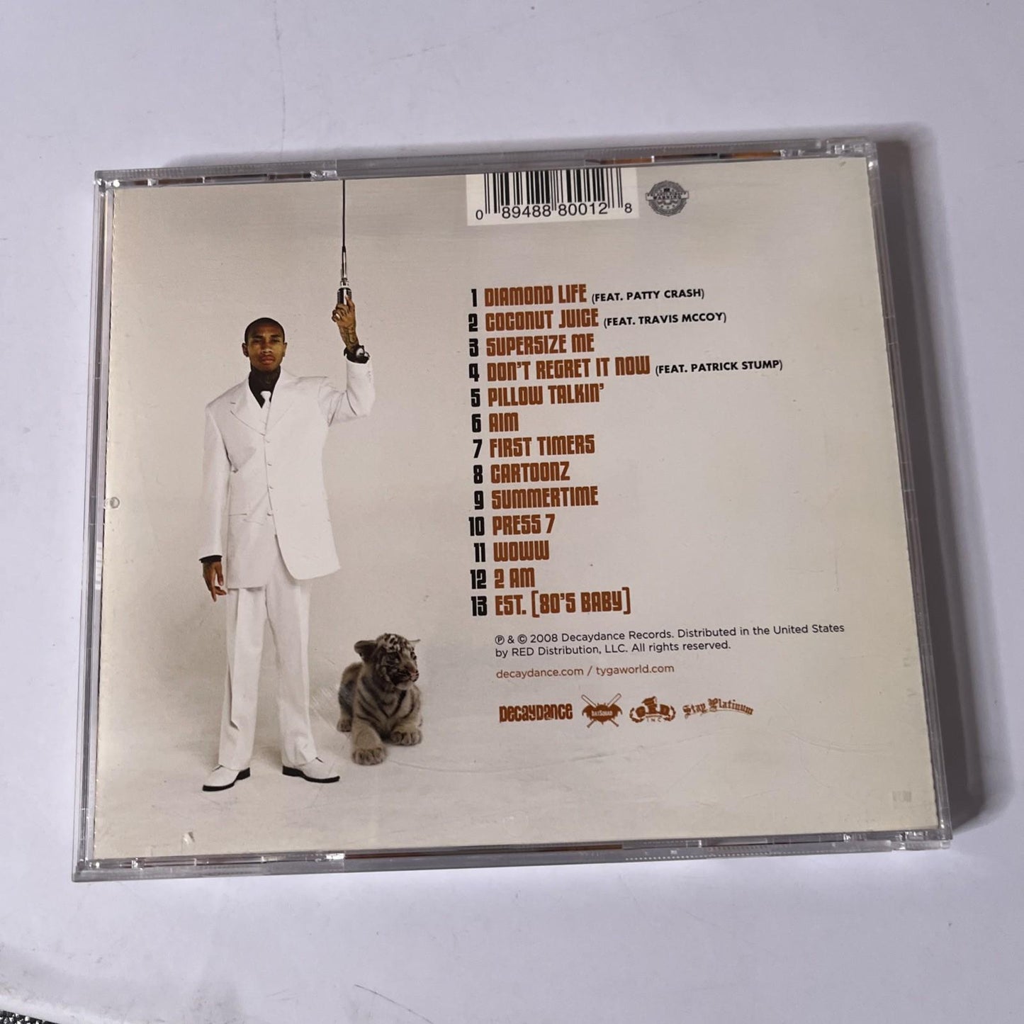 Tyga – No Introduction (CD, 2008) US DECAY8001