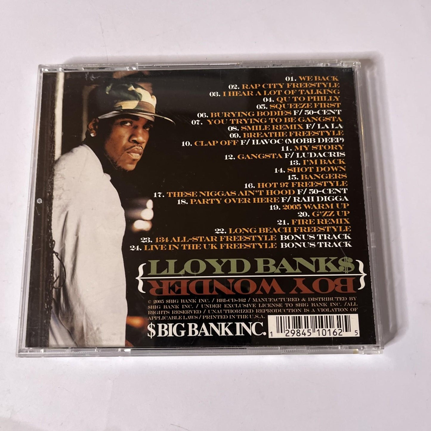 Lloyd Banks – Boy Wonder (CD, 2005) US BBI-CD-162