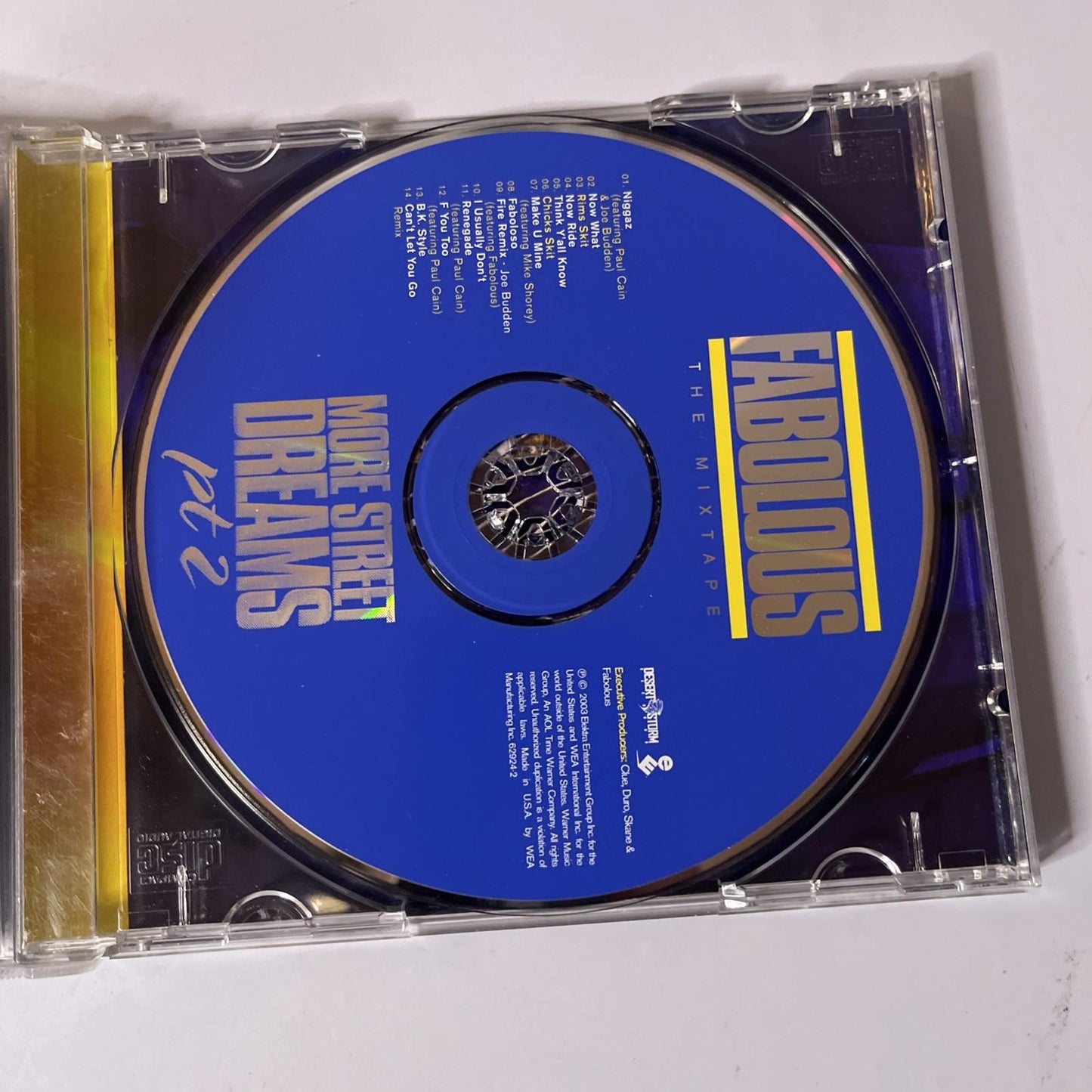Fabolous – More Street Dreams Pt. 2: The Mixtape (CD, 2003) US 62924-2