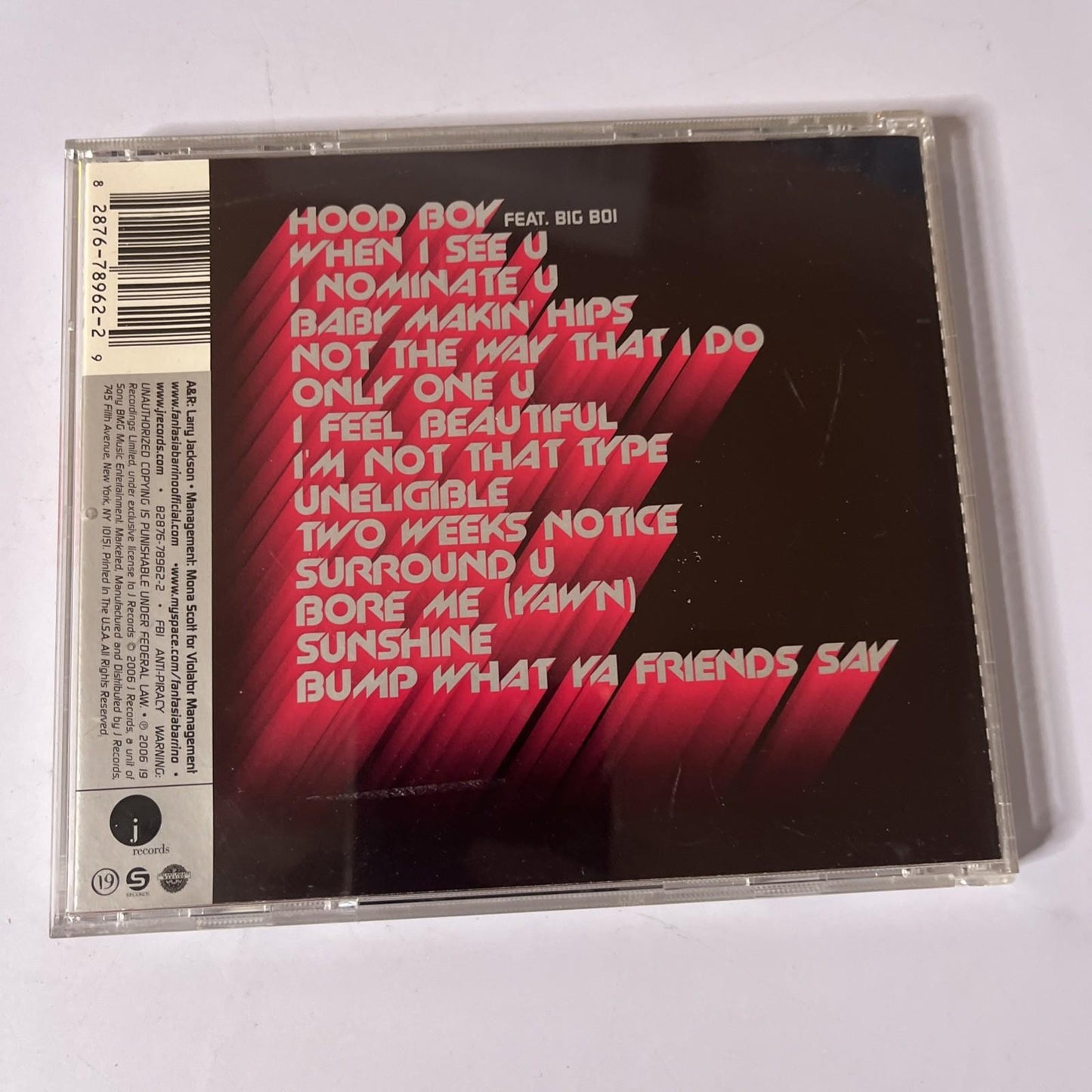 Fantasia – Fantasia (CD, 2006) US 82876-78962-2