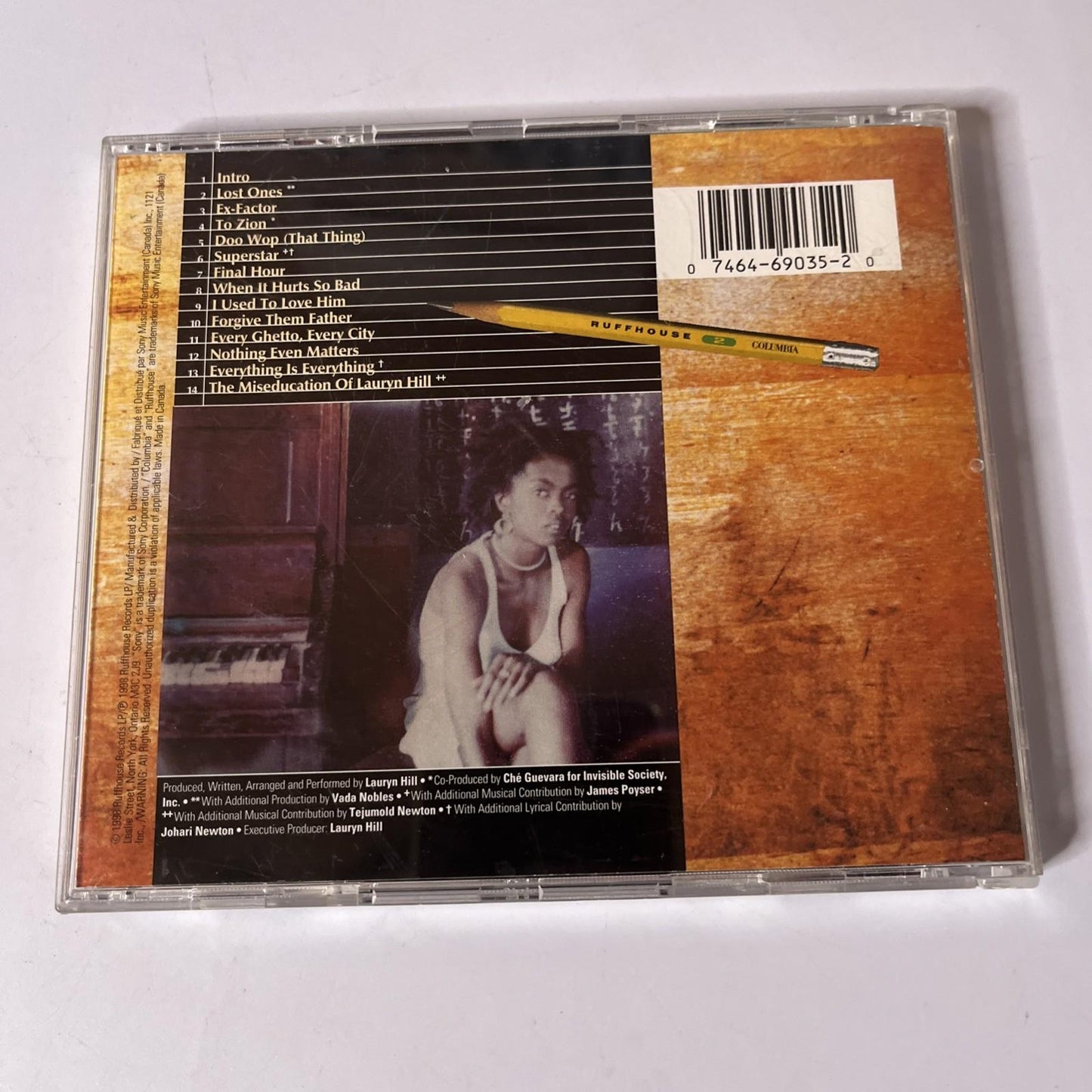 Lauryn Hill – The Miseducation Of Lauryn Hill (CD, 1998) Canada CK 69035