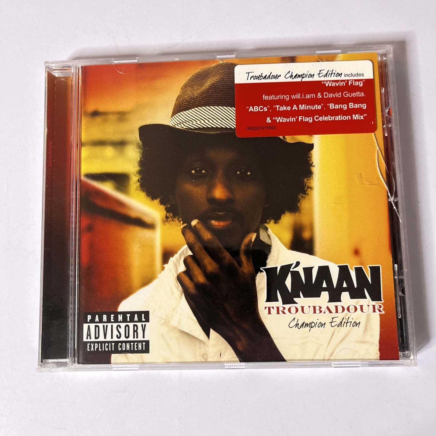 K'naan – Troubadour (Champion Edition) (CD, 2010) Europe 0602527415543