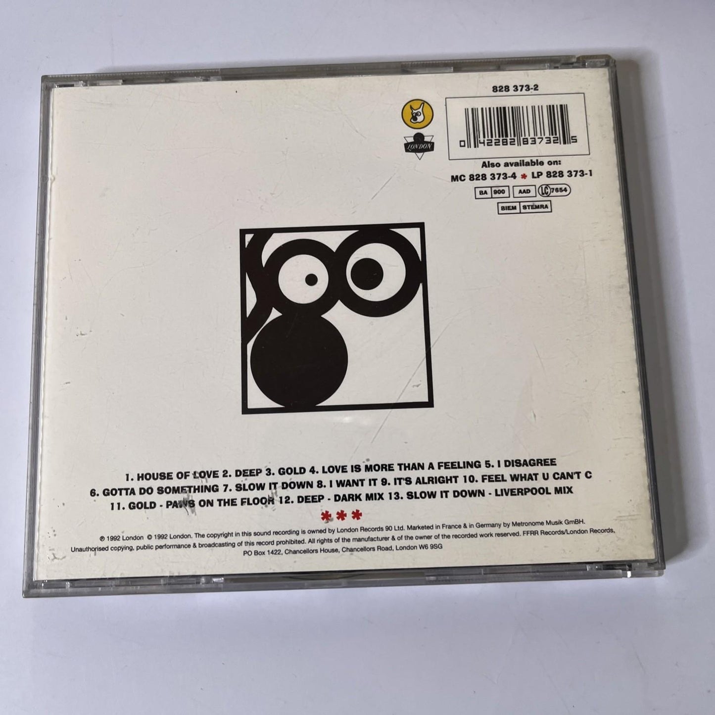 East 17 – Walthamstow (CD, 1992) Europe 828 373-2