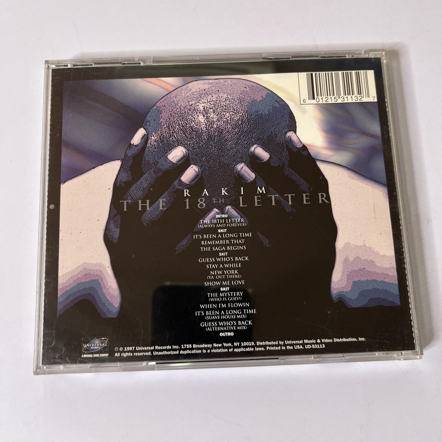Rakim – The 18th Letter (CD, 1997) US UD-53113