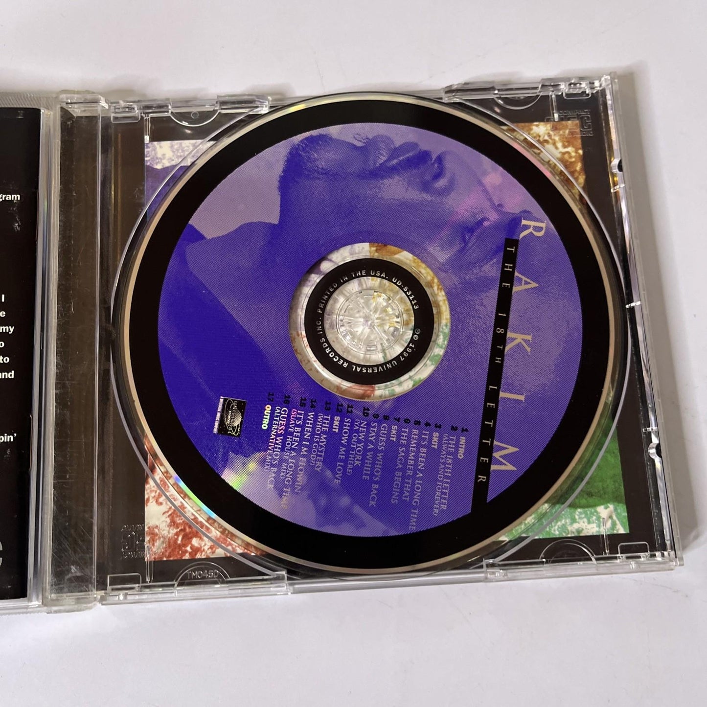 Rakim – The 18th Letter (CD, 1997) US UD-53113