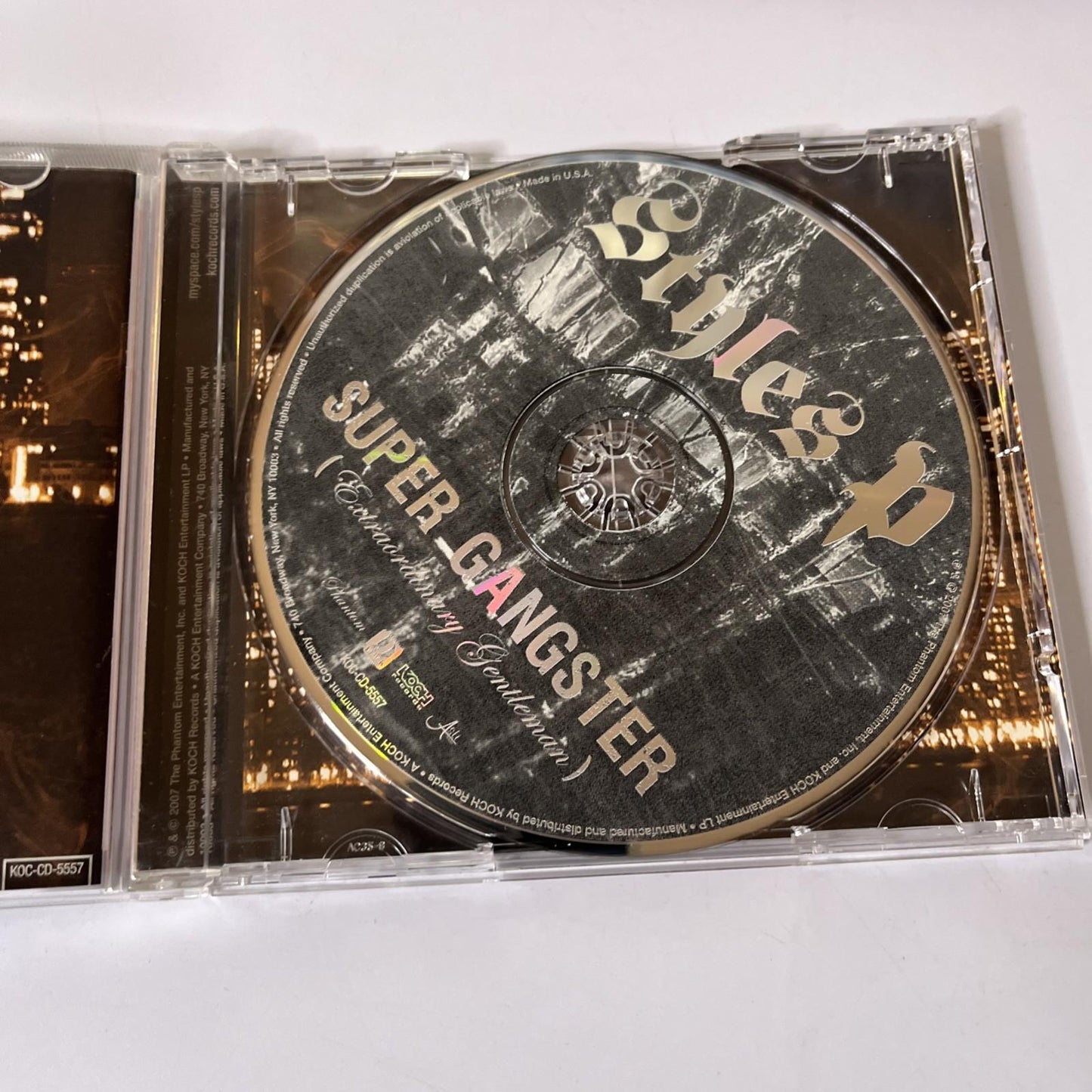 Styles P – Super Gangster (Extraordinary Gentleman) (CD, 2007) US KOC-CD-5557