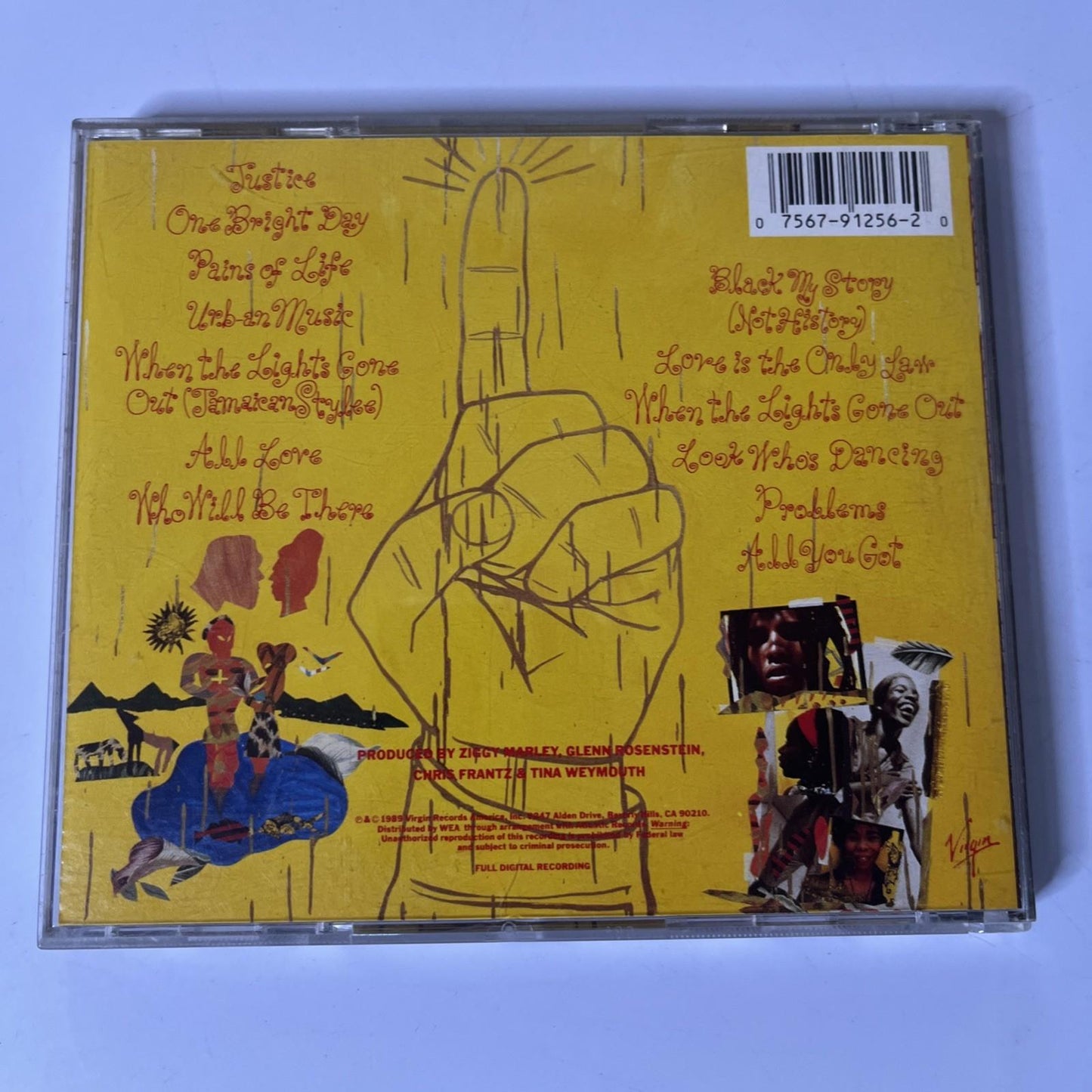 Ziggy Marley And The Melody Makers – One Bright Day (CD, 1989) US 7 91256-2