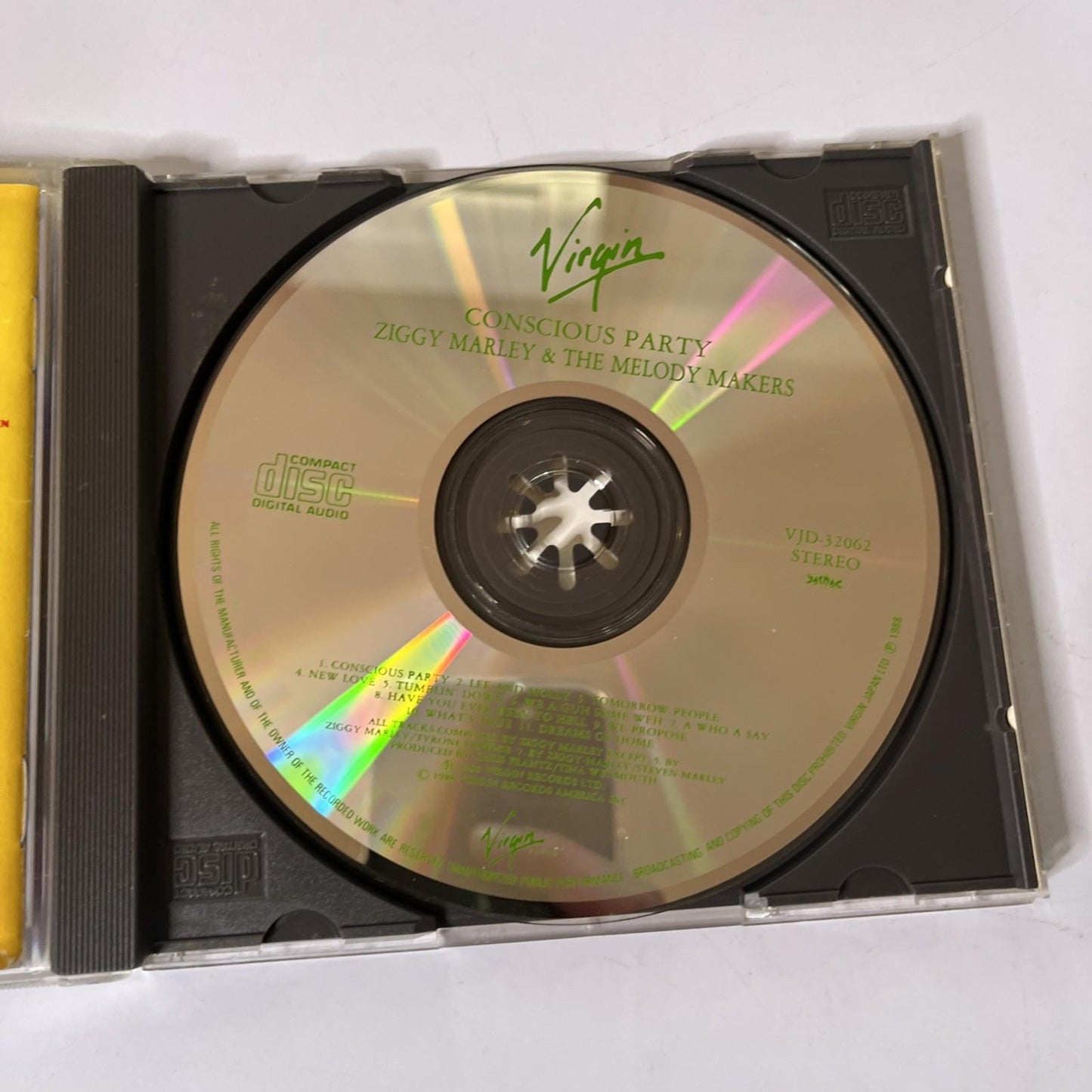 Ziggy Marley And The Melody Makers – One Bright Day (CD, 1989) US 7 91256-2