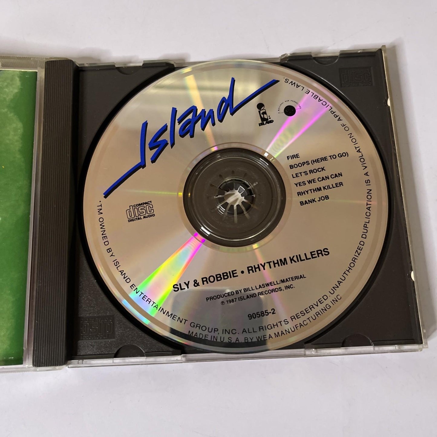 Sly & Robbie – Rhythm Killers (CD, 1987) US 90585-2