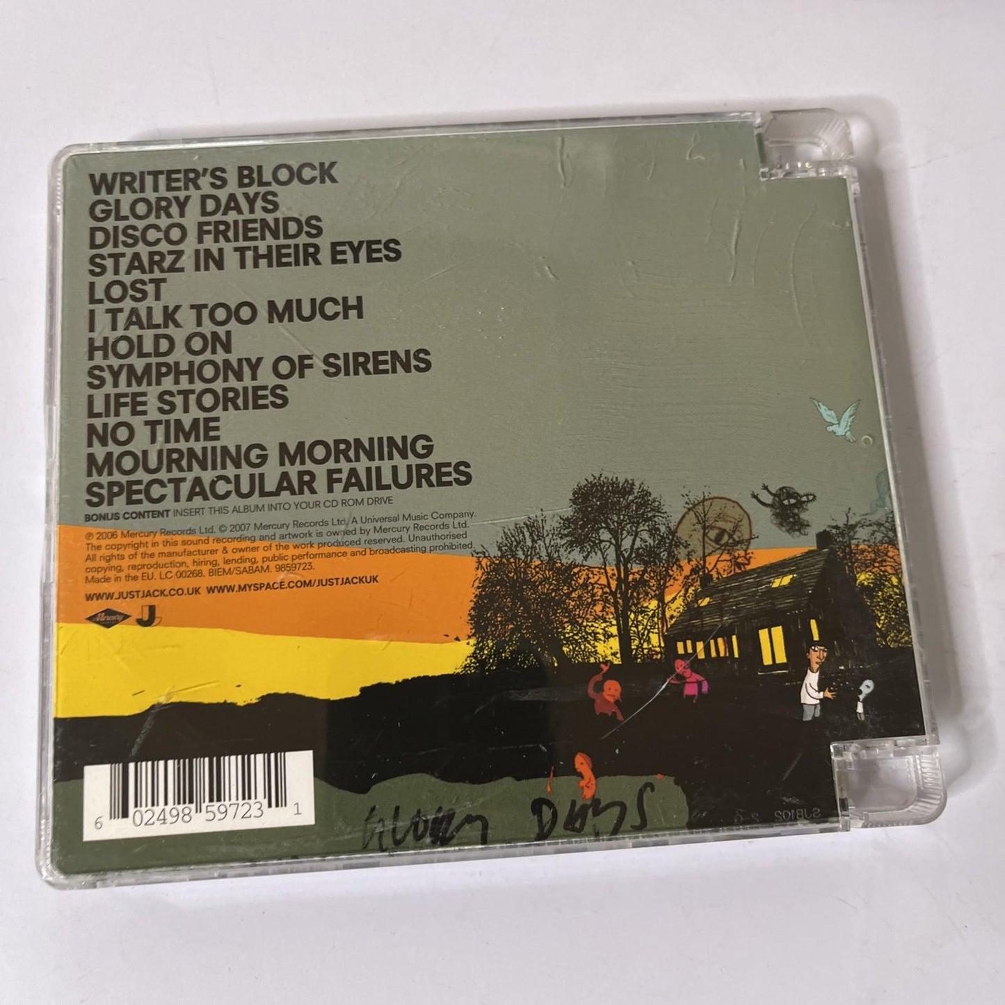 Just Jack – Overtones (CD, 2007) Europe 9859723