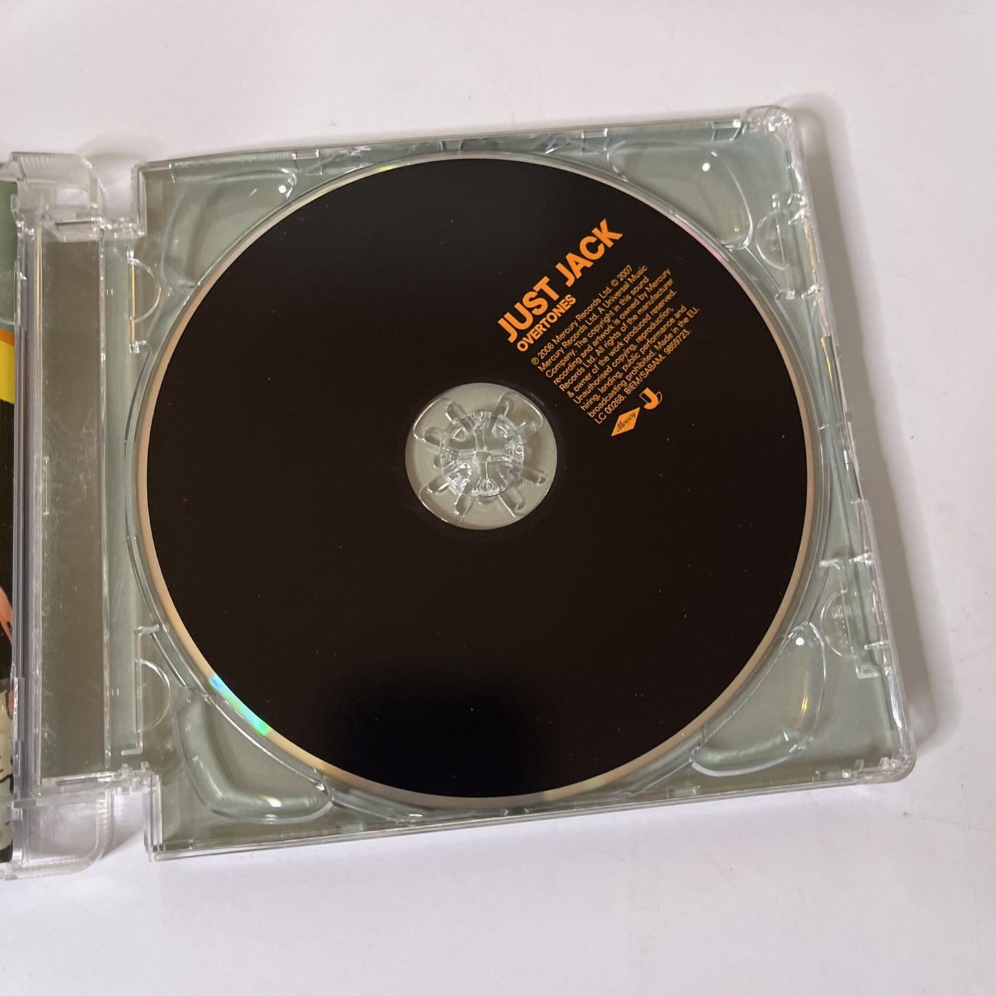 Just Jack – Overtones (CD, 2007) Europe 9859723