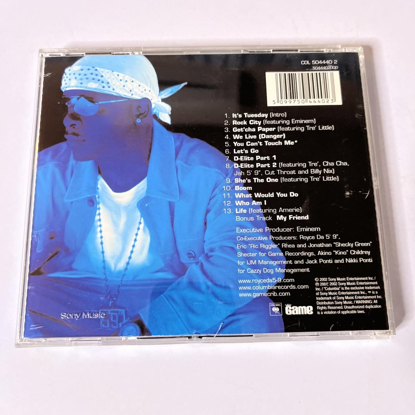 Royce Da 5'9" – Rock City (CD, 2002) Europe 504440 2