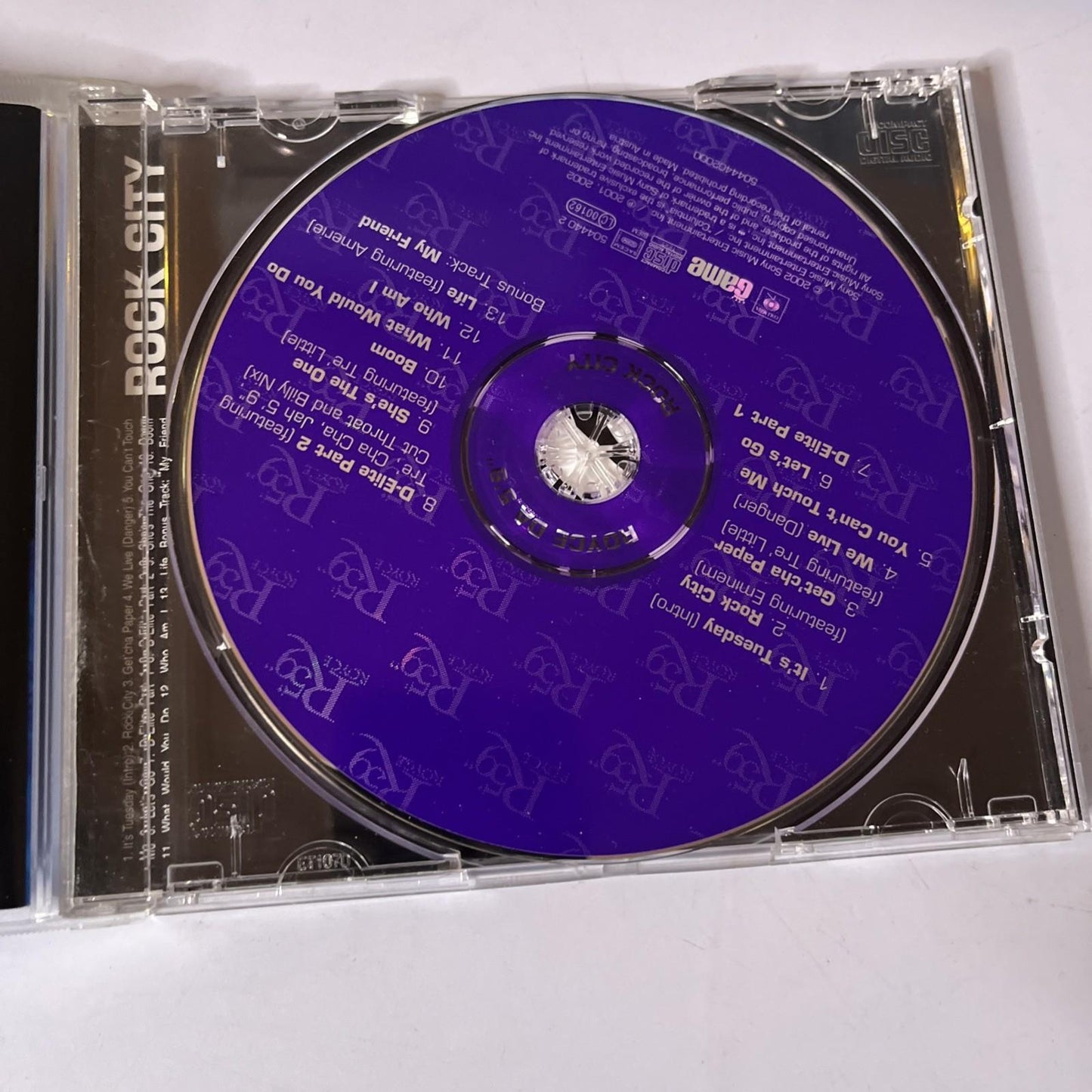 Royce Da 5'9" – Rock City (CD, 2002) Europe 504440 2